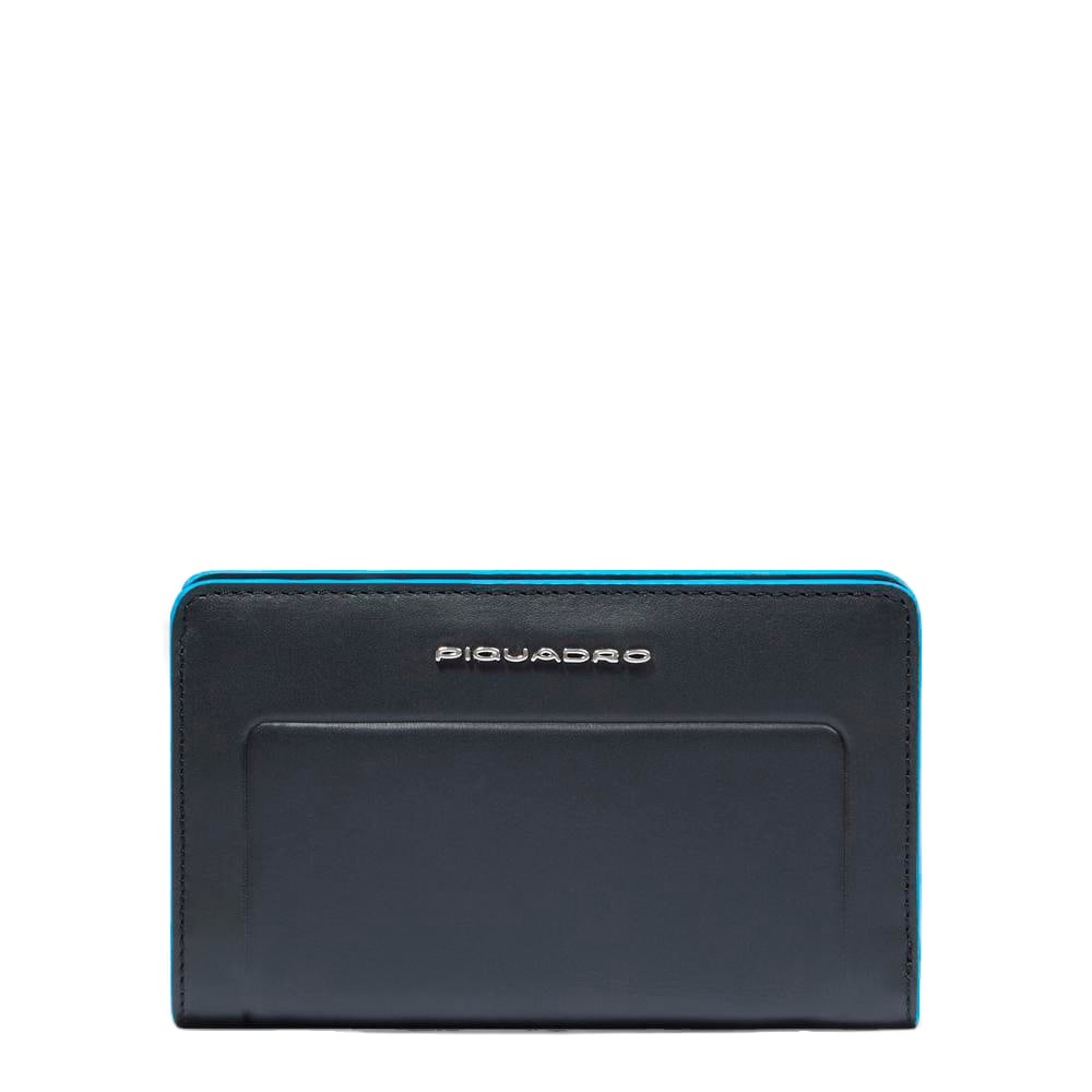 Babylon leather wallet PIQUADRO Black