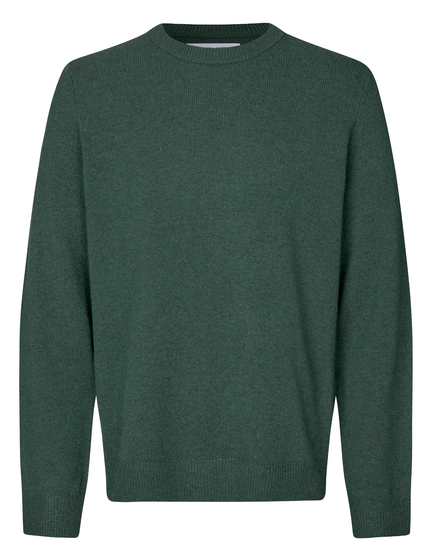 Pull col rond en laine mérinos SAMSOE SAMSOE Vert