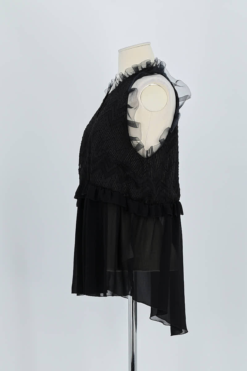 Azawood sleeveless top HEIMSTONE - Seconde Main Black