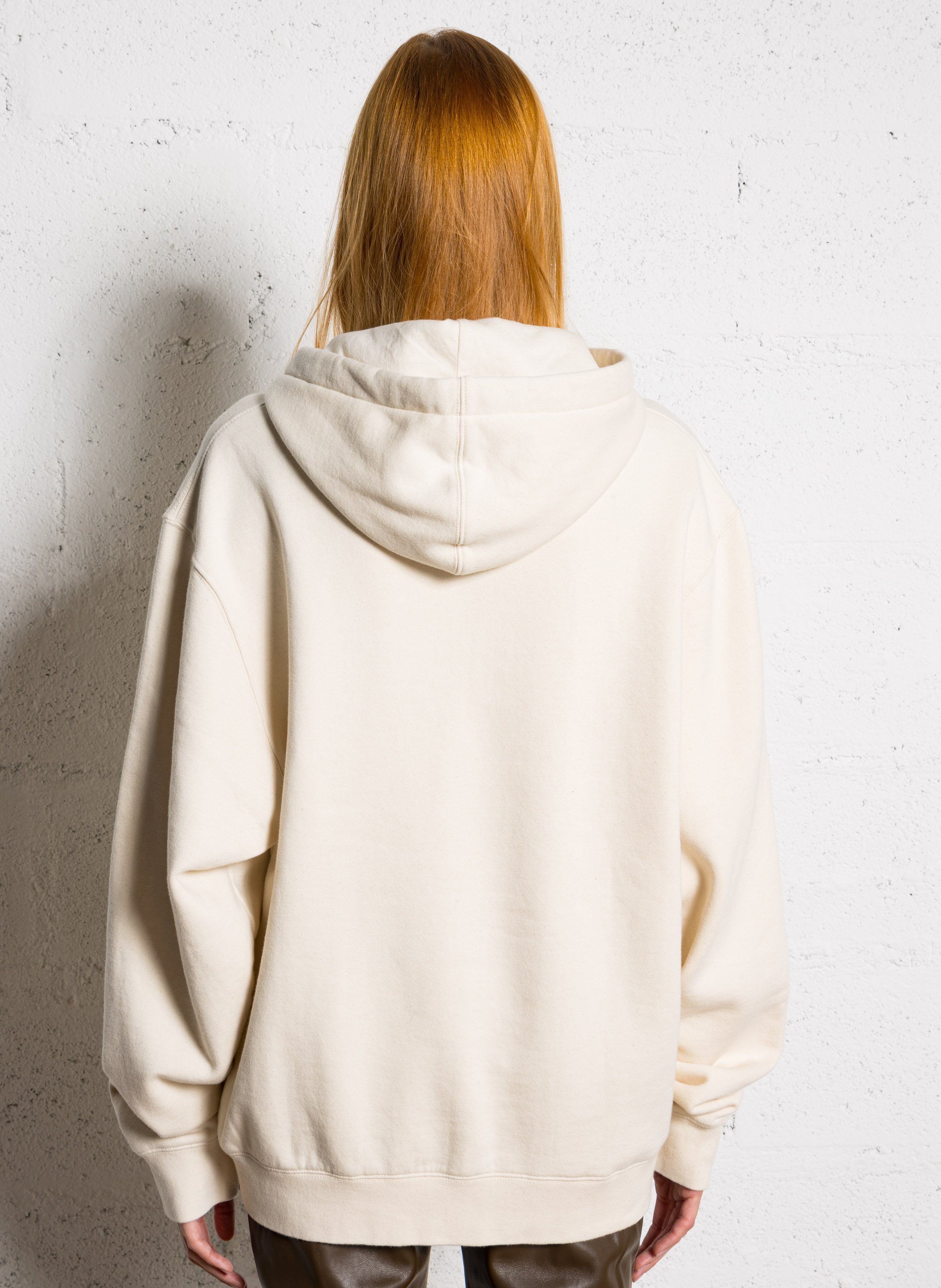 Round neck sweatshirt in blended cotton NEWTONE Beige