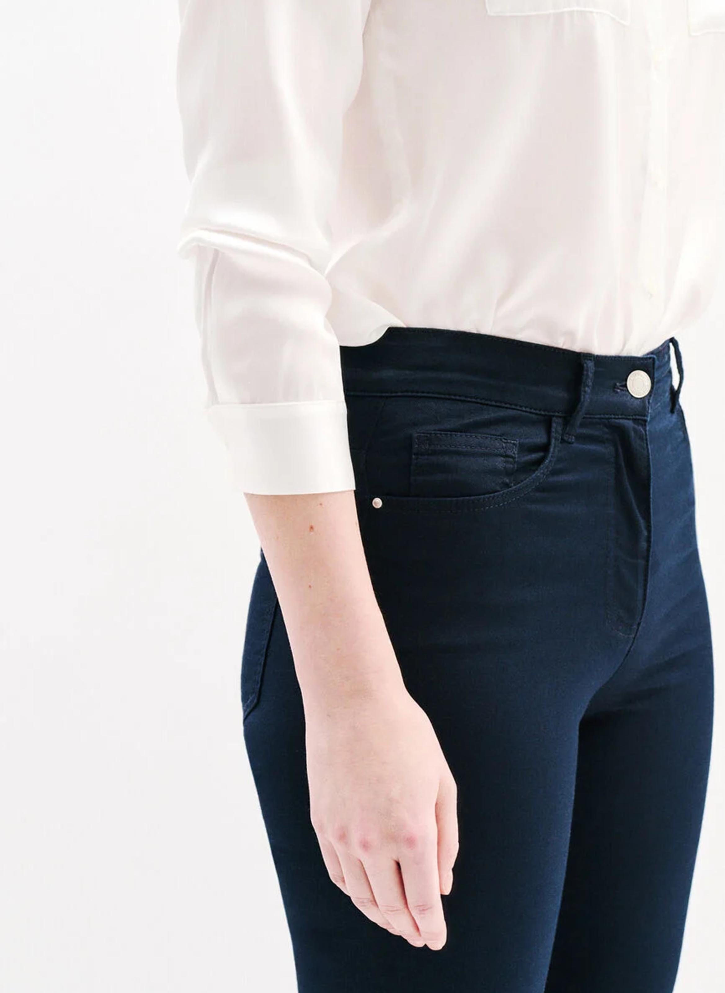 Caprihose aus Baumwoll-Mix CAROLL Blau