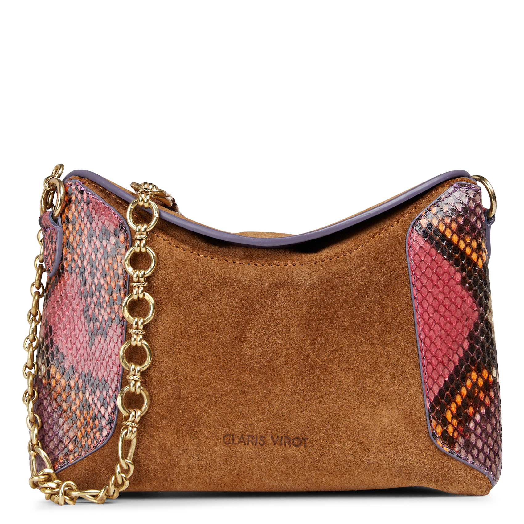 Brieftasche aus Leder CLARIS VIROT Braun