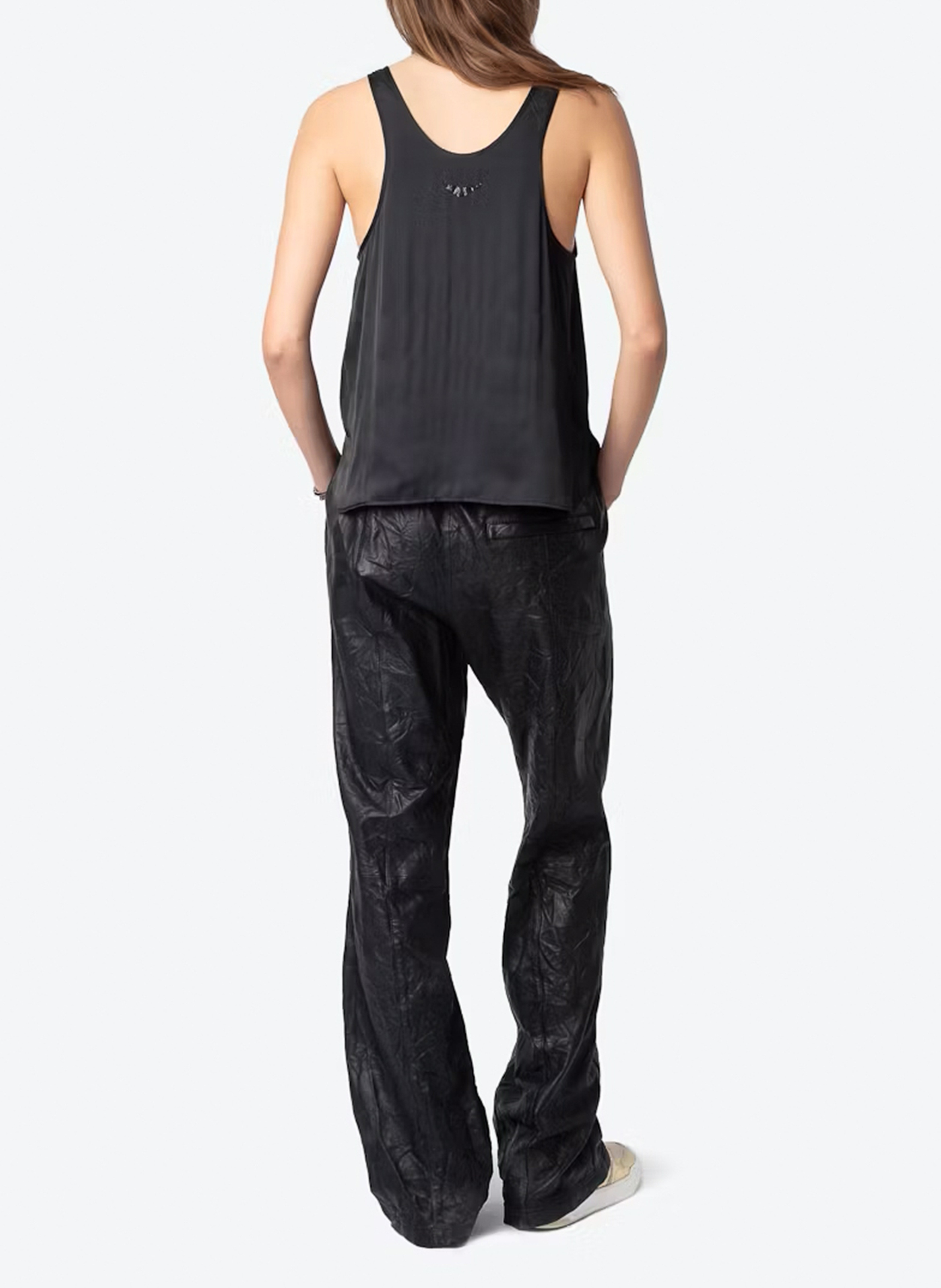 Satijnen rechte top ZADIG&VOLTAIRE Zwart