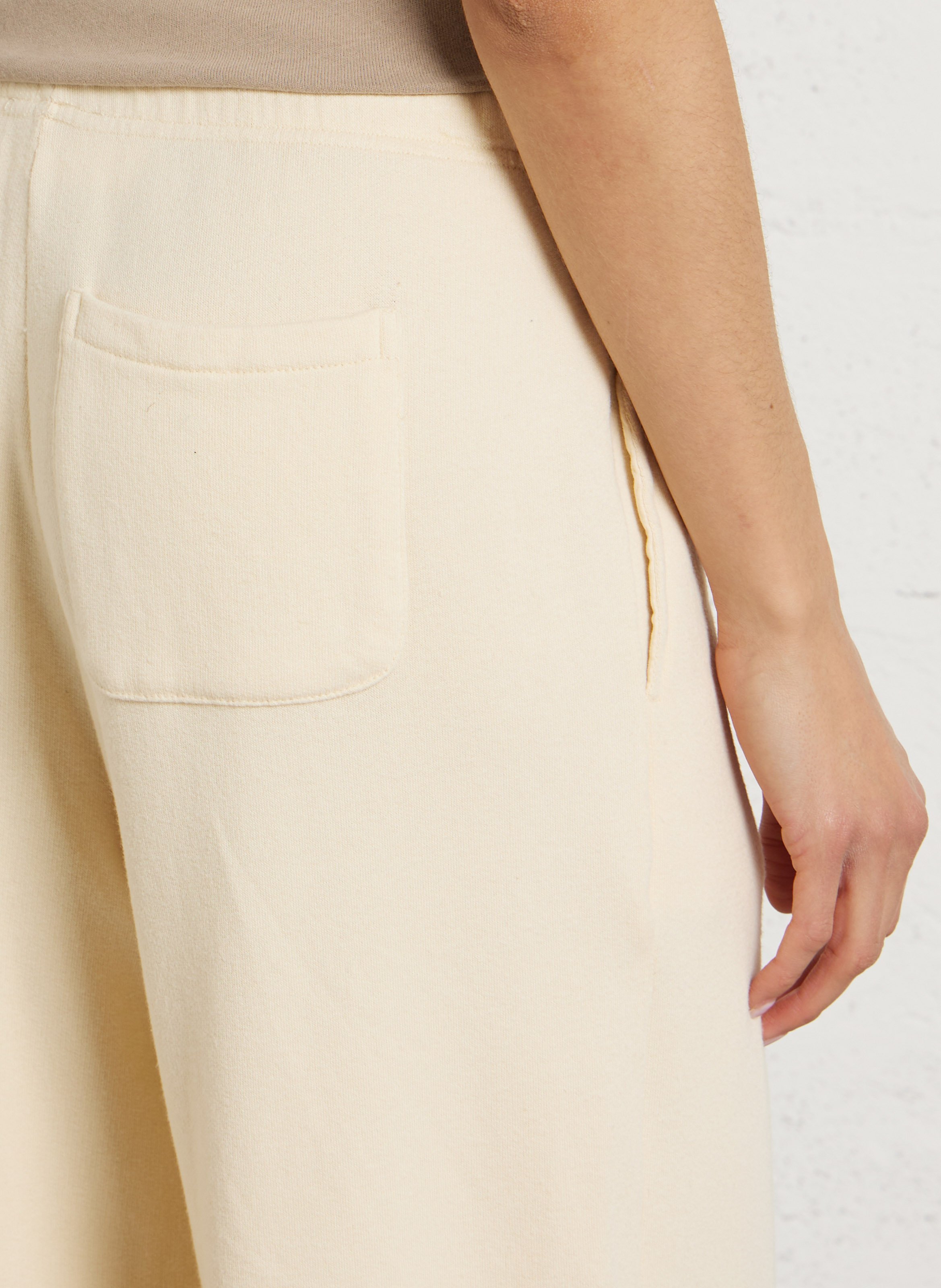 Weite Jogginghose aus Baumwoll-Mix AMERICAN VINTAGE Beige