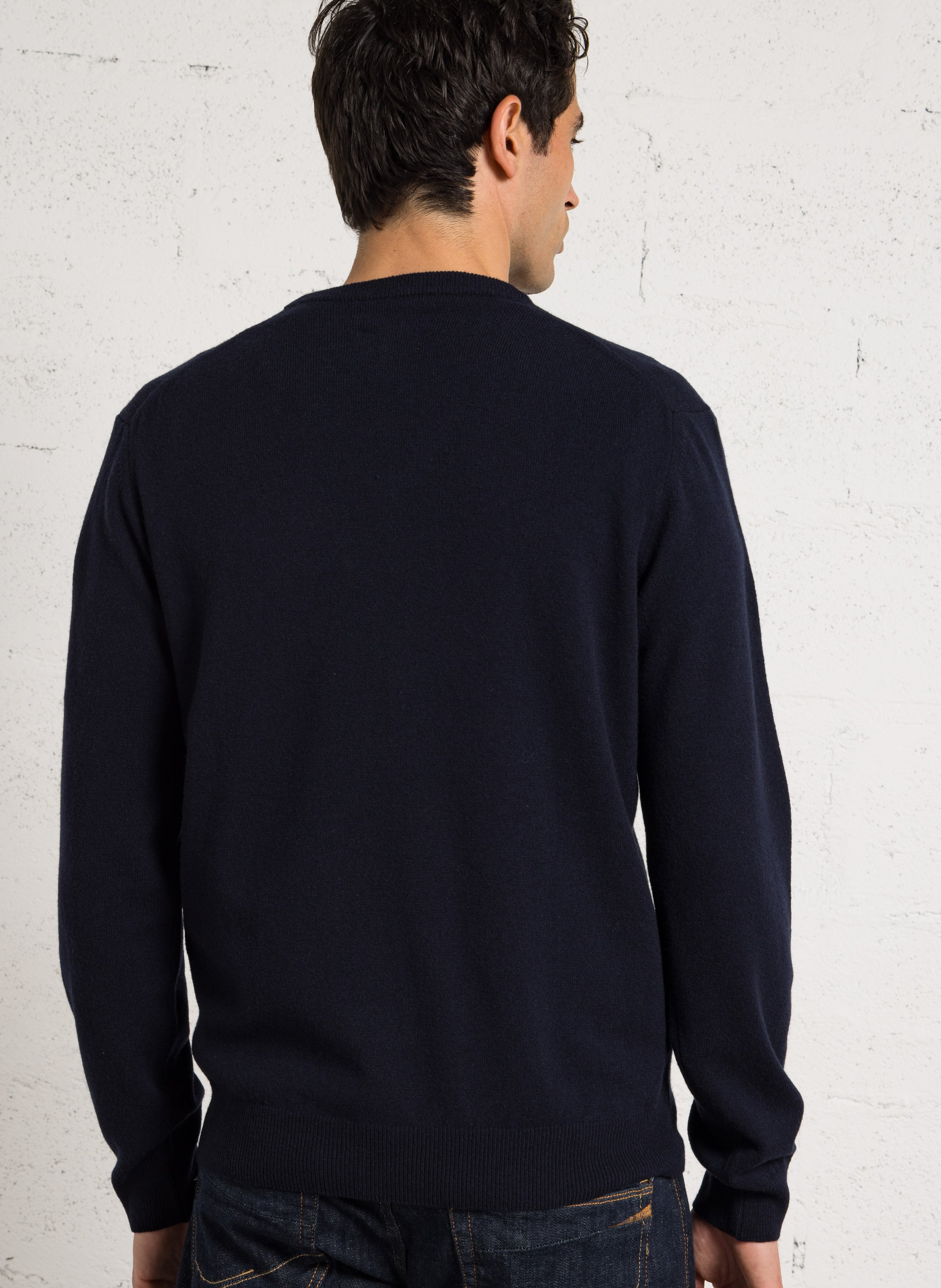 Wollen trui met V-hals GANT Blauw