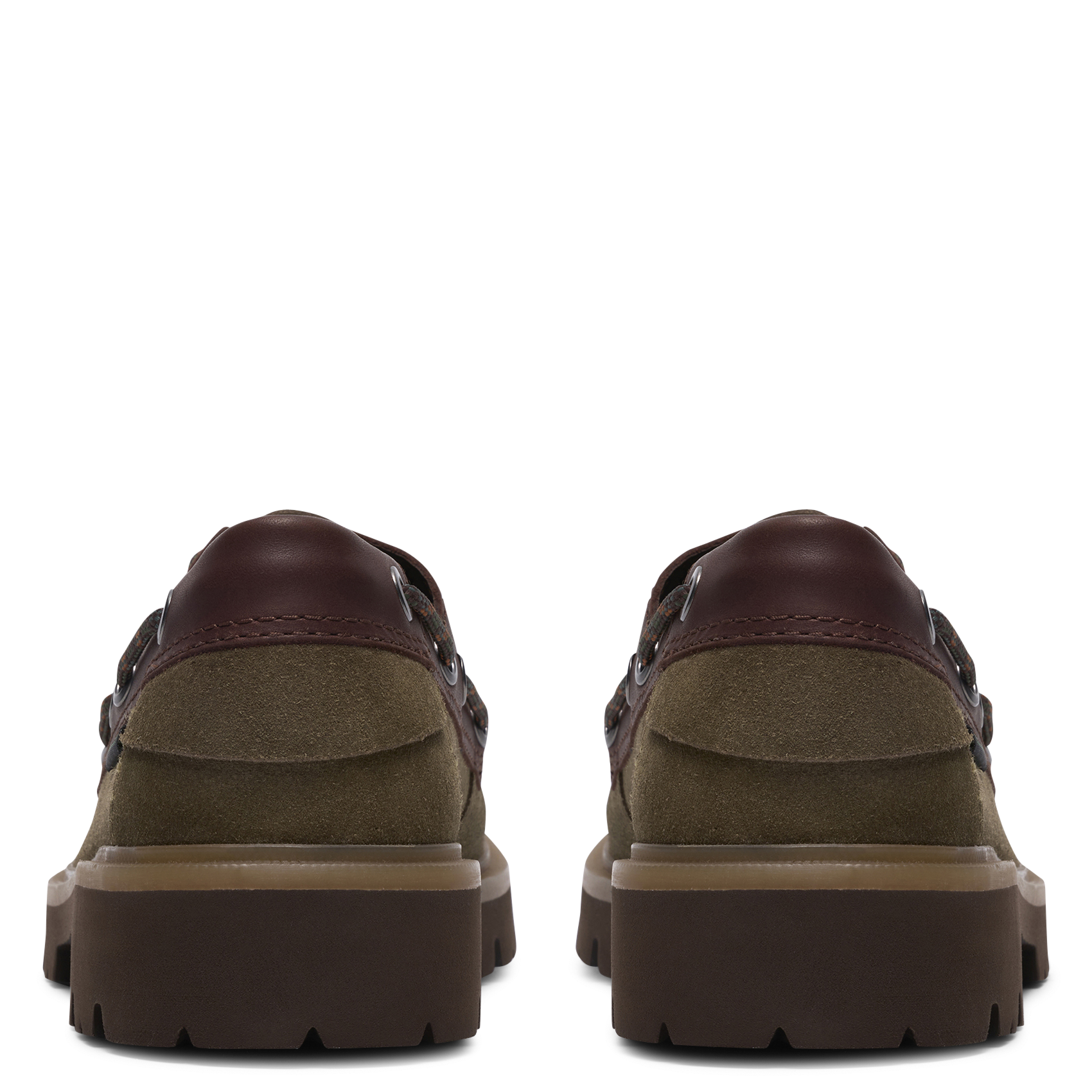 Suède bootschoenen CLARKS Groen