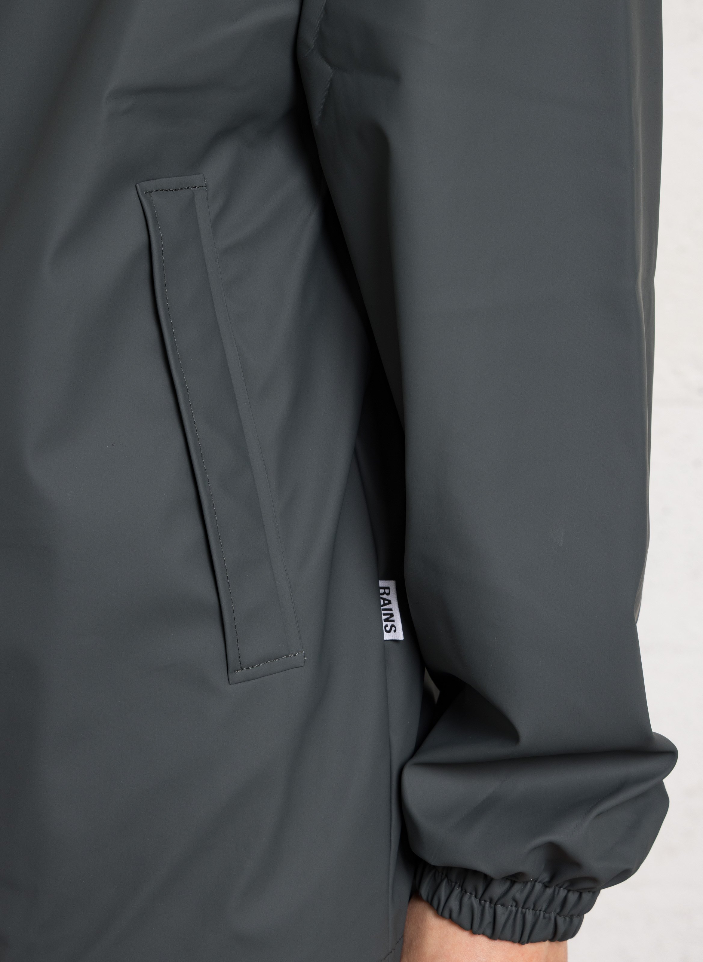 Cotton parka with hood RAINS Grey