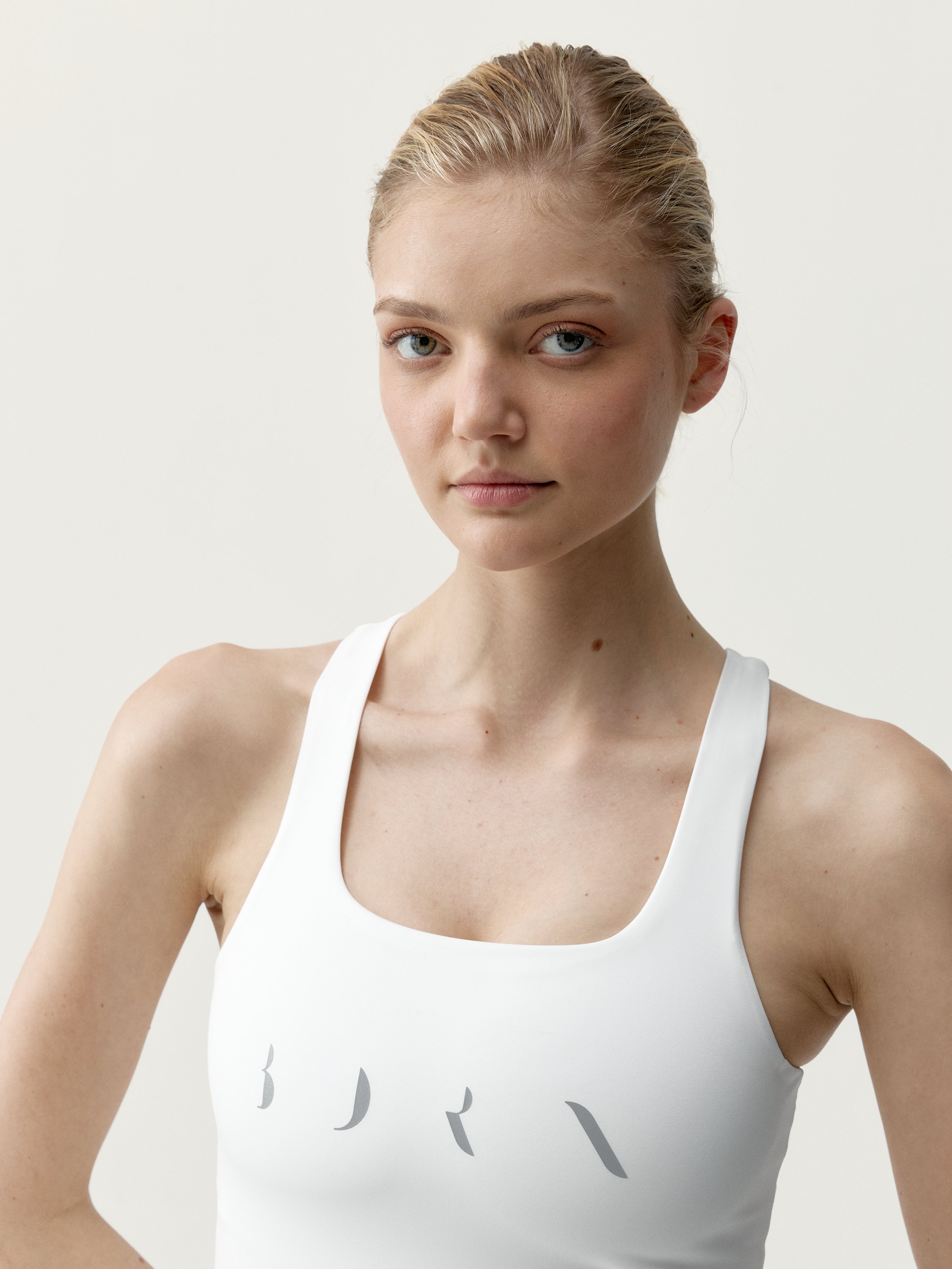 Robe de sport tennis roland BORN Blanc