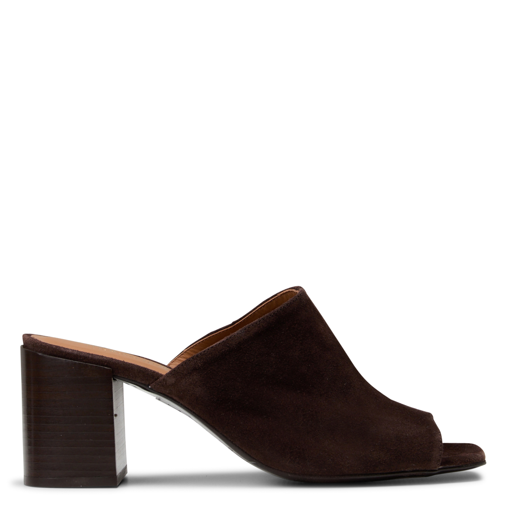 Heeled suede mules MELLOW YELLOW Brown