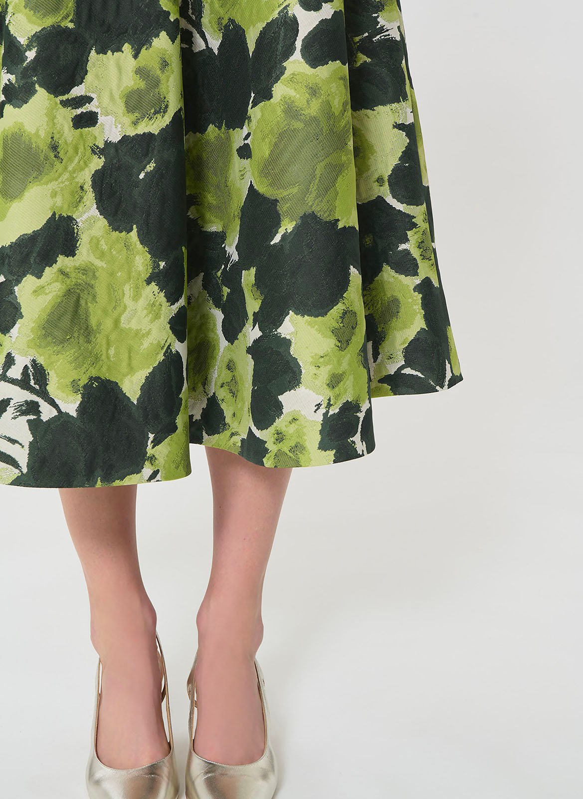 Printed midi skirt TARA JARMON White