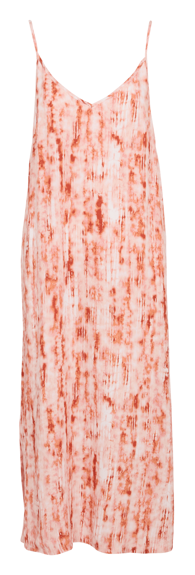 Robe midi imprimée col rond LE TEMPS DES CERISES Rose