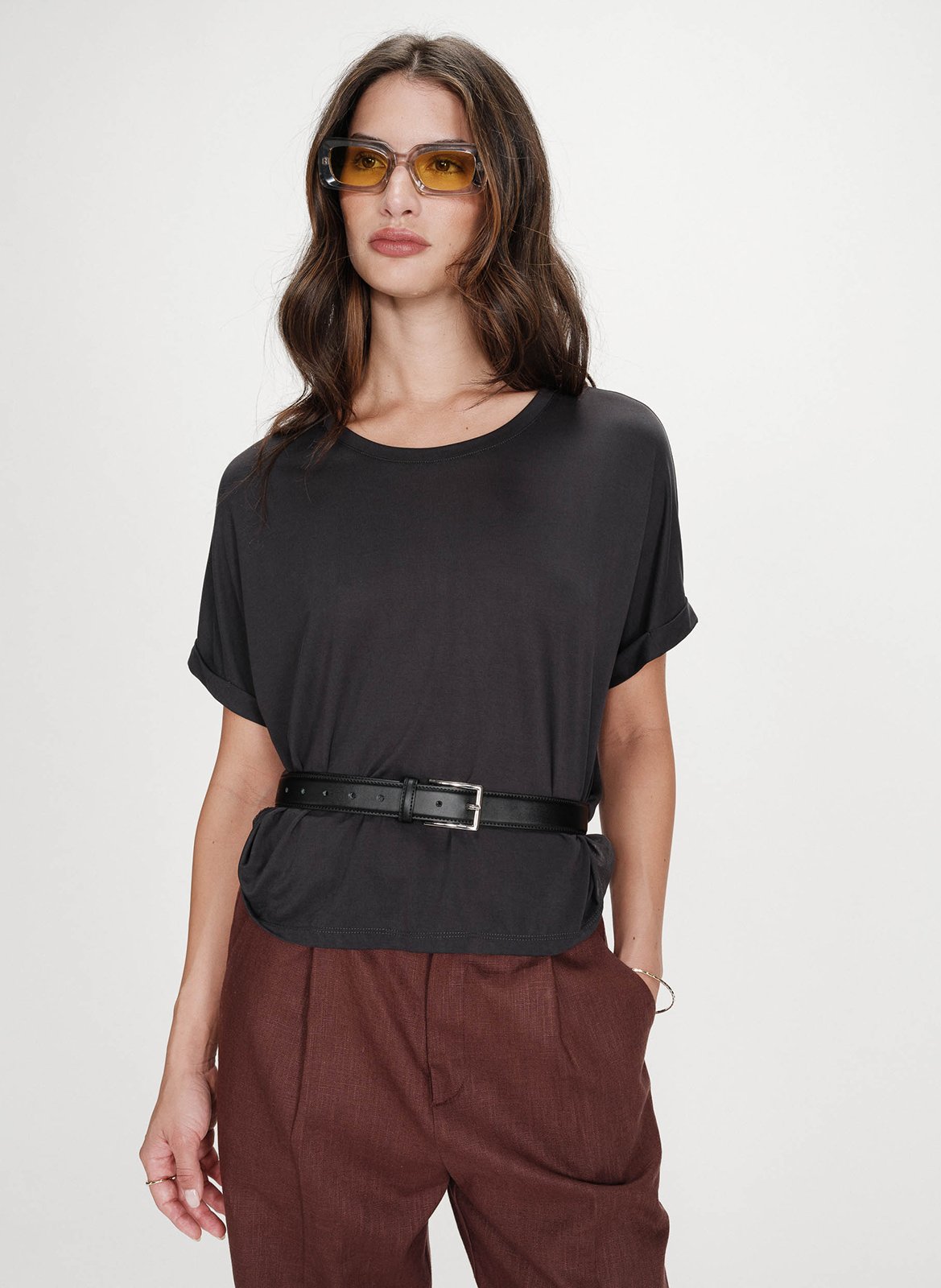 Tee-shirt col rond GRACE ET MILA