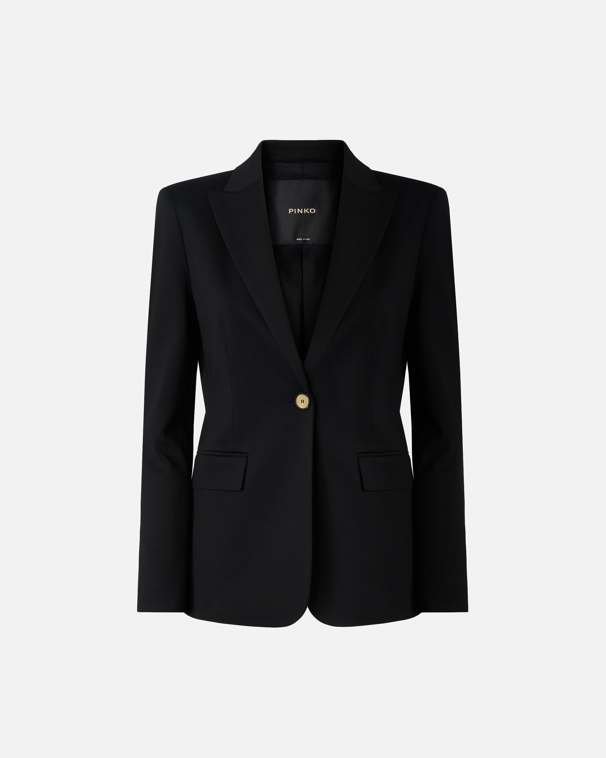 Veste cintrée avec boutons dorés PINKO Noir