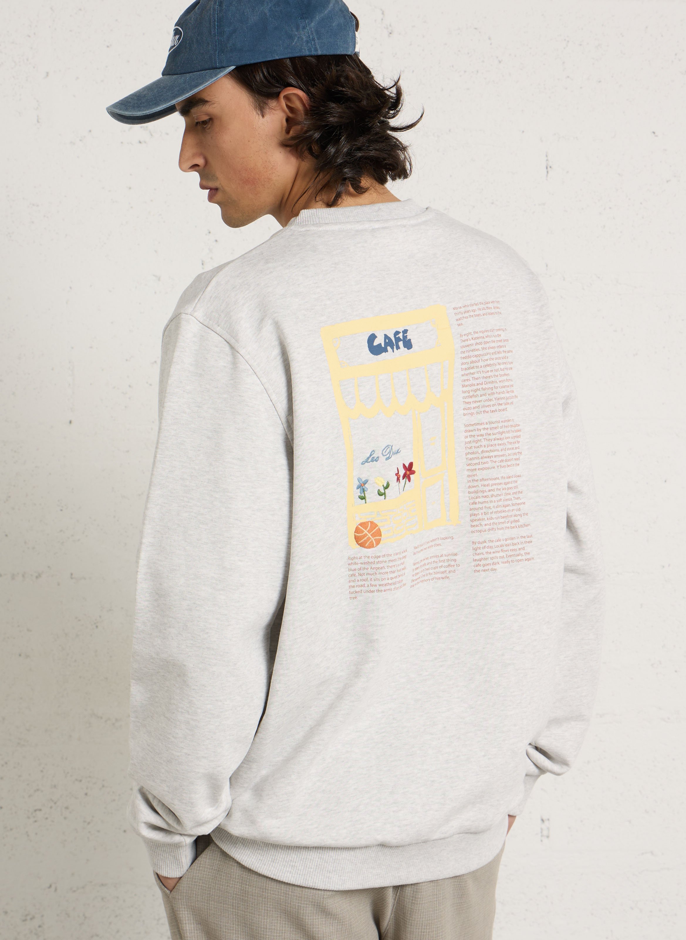 Rundhals-Sweatshirt aus Bio-Baumwolle LES DEUX