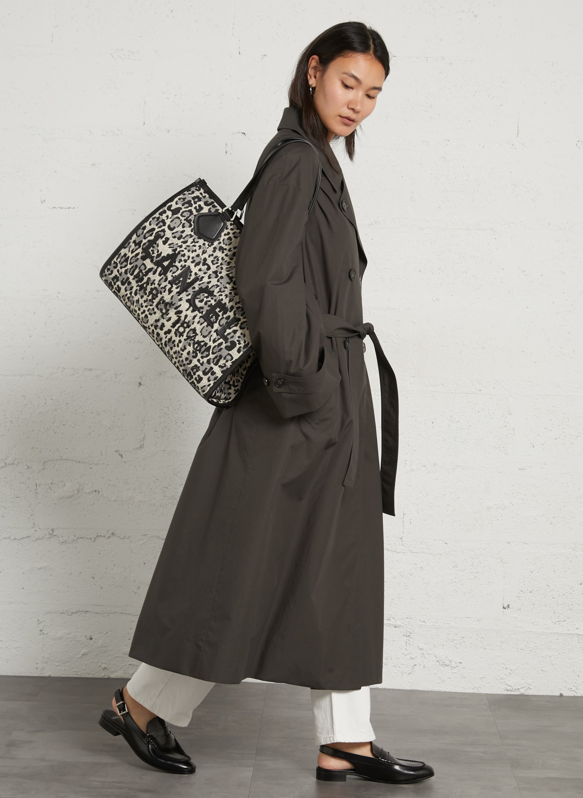 Shopper mit Print LANCEL Schwarz