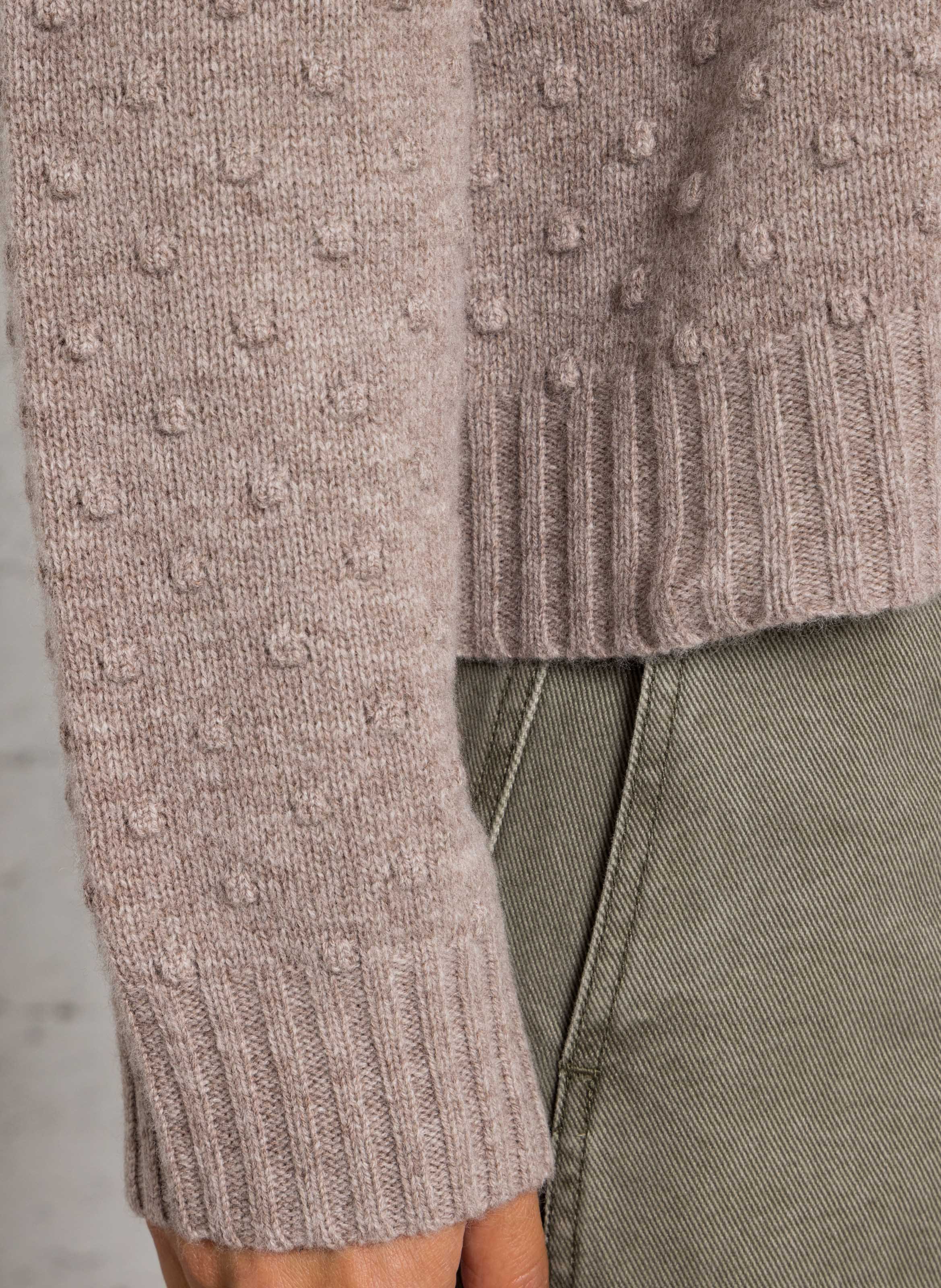 Straight wool relief vest RUE DE TOKYO Beige
