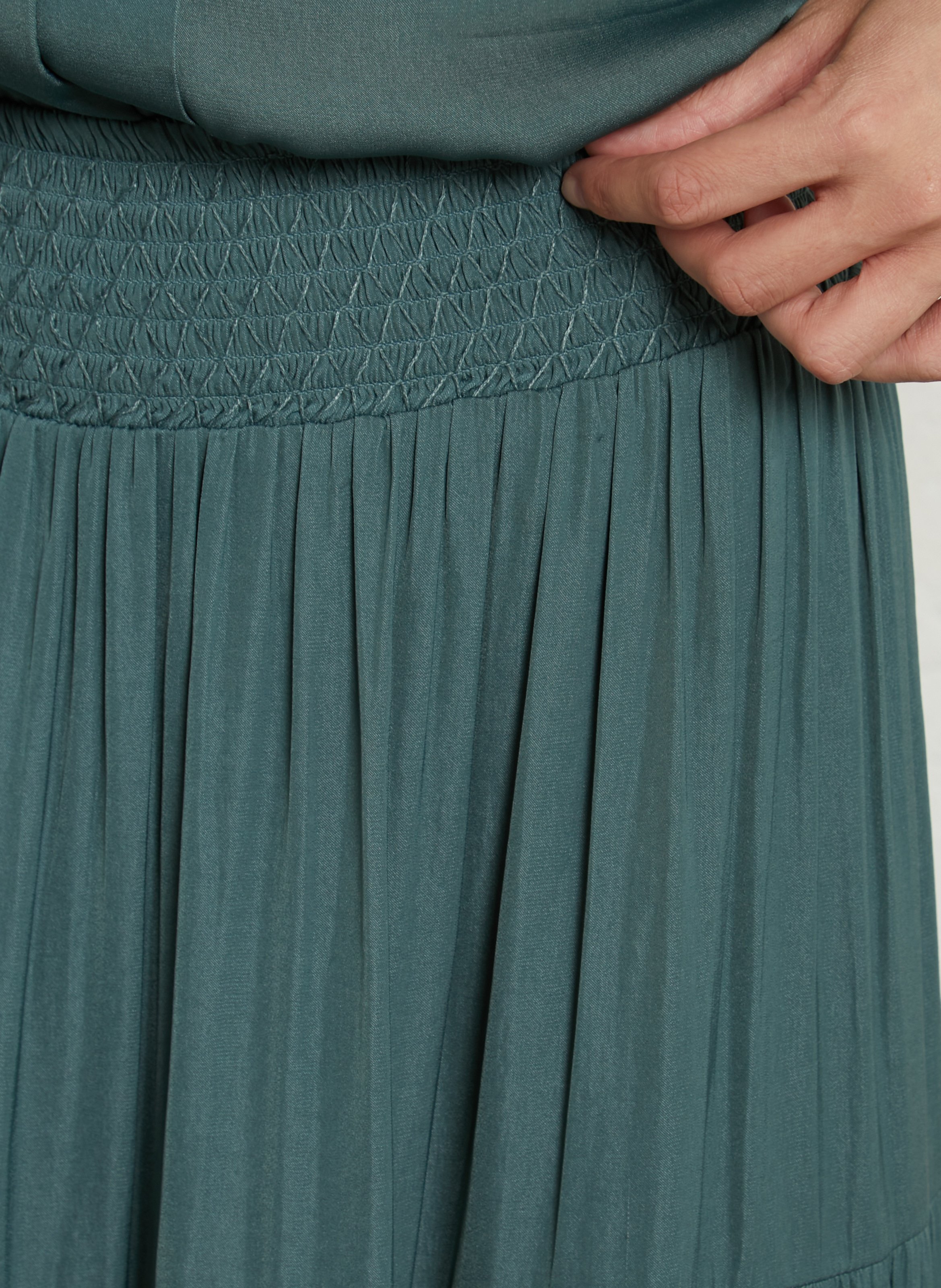 Long flowing skirt MAISON 123 Blue