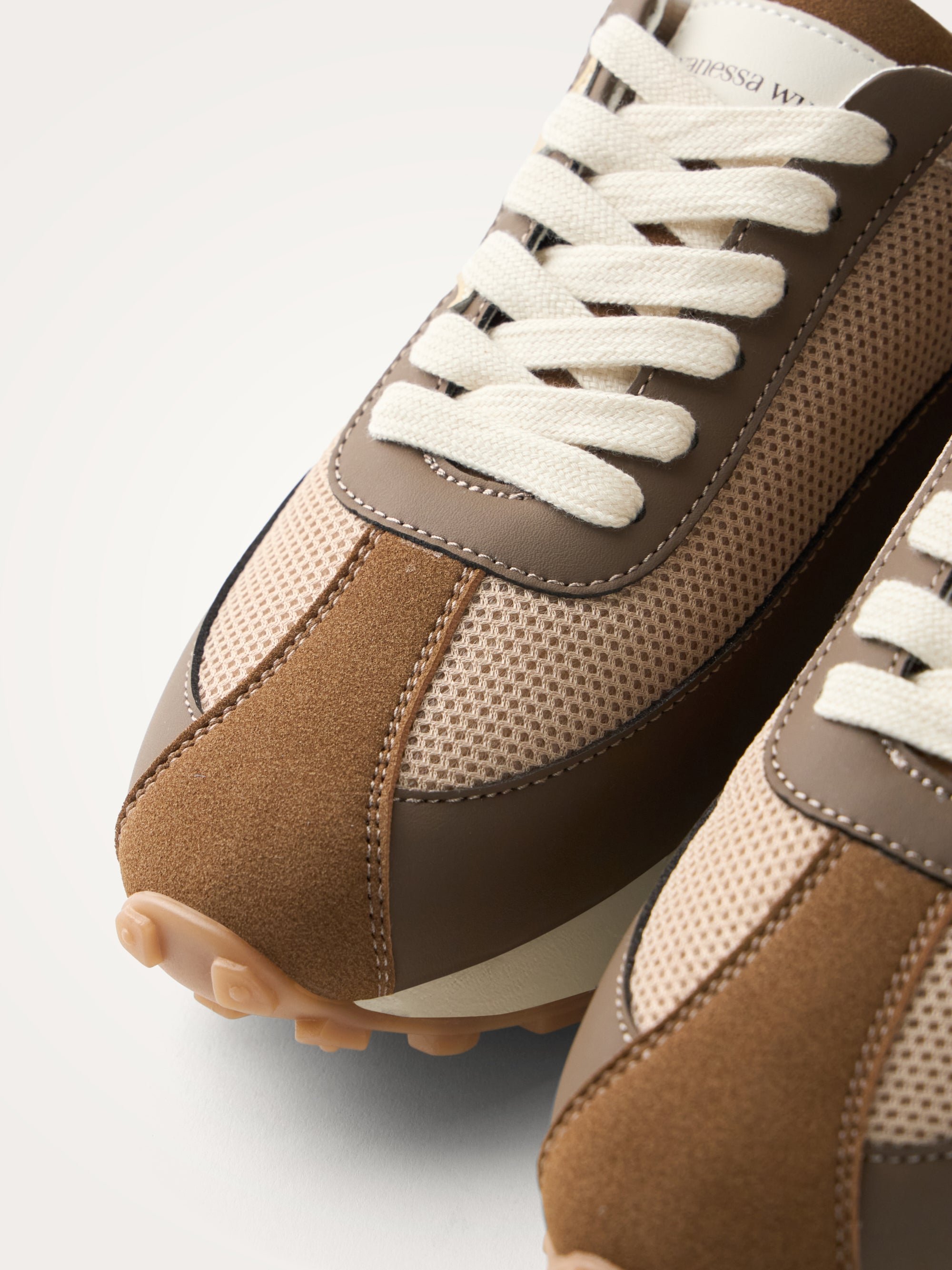 Sneakers with monogram on running sole VANESSA WU Green