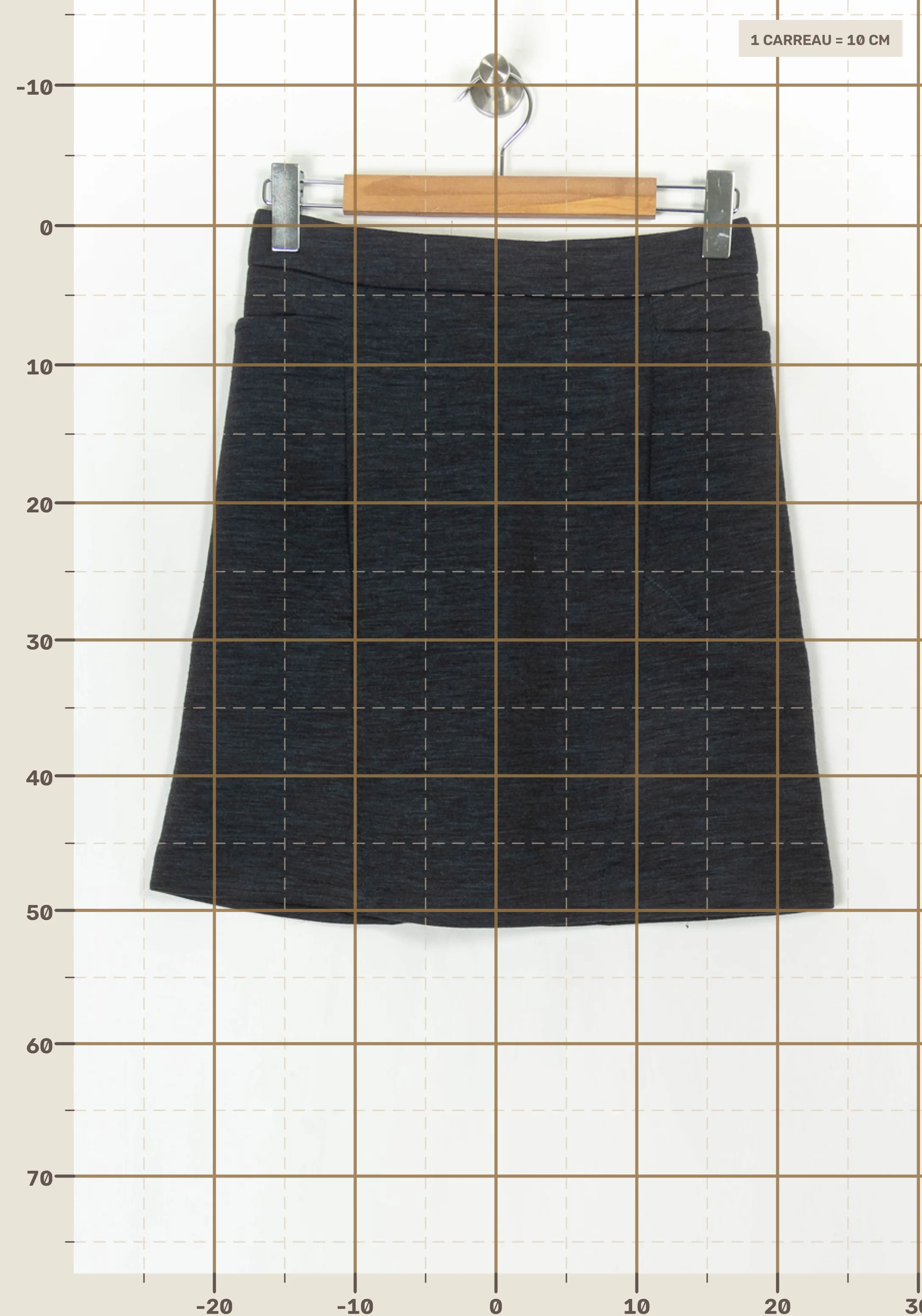 Short & midi skirt TARA JARMON - Seconde Main Blue