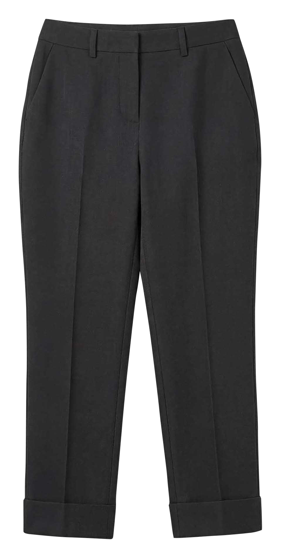 Pantalon carotte 7/8 ème uni TARA JARMON Gris