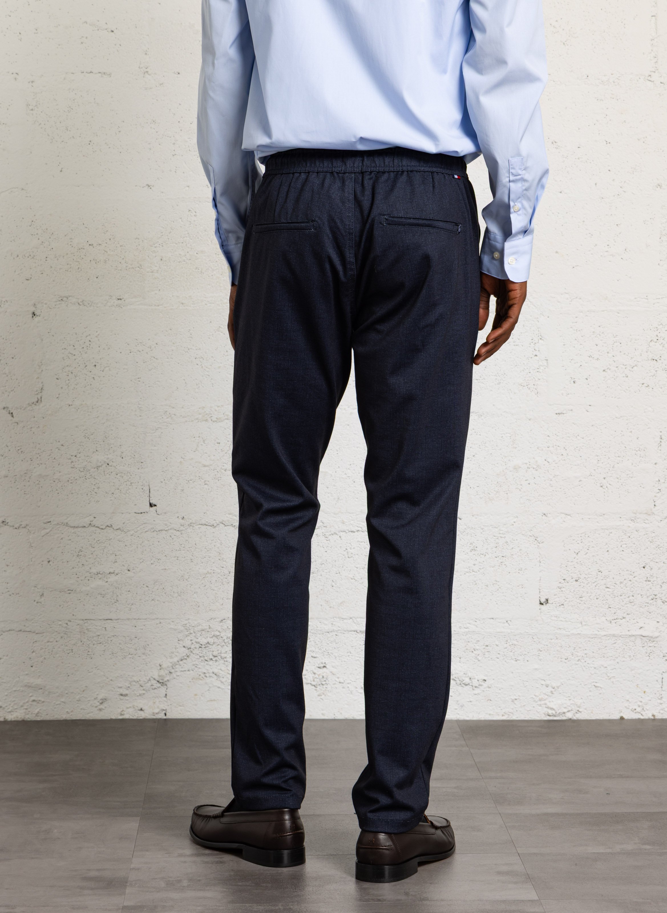 Pantalon droit  LE TEMPS DES CERISES Bleu