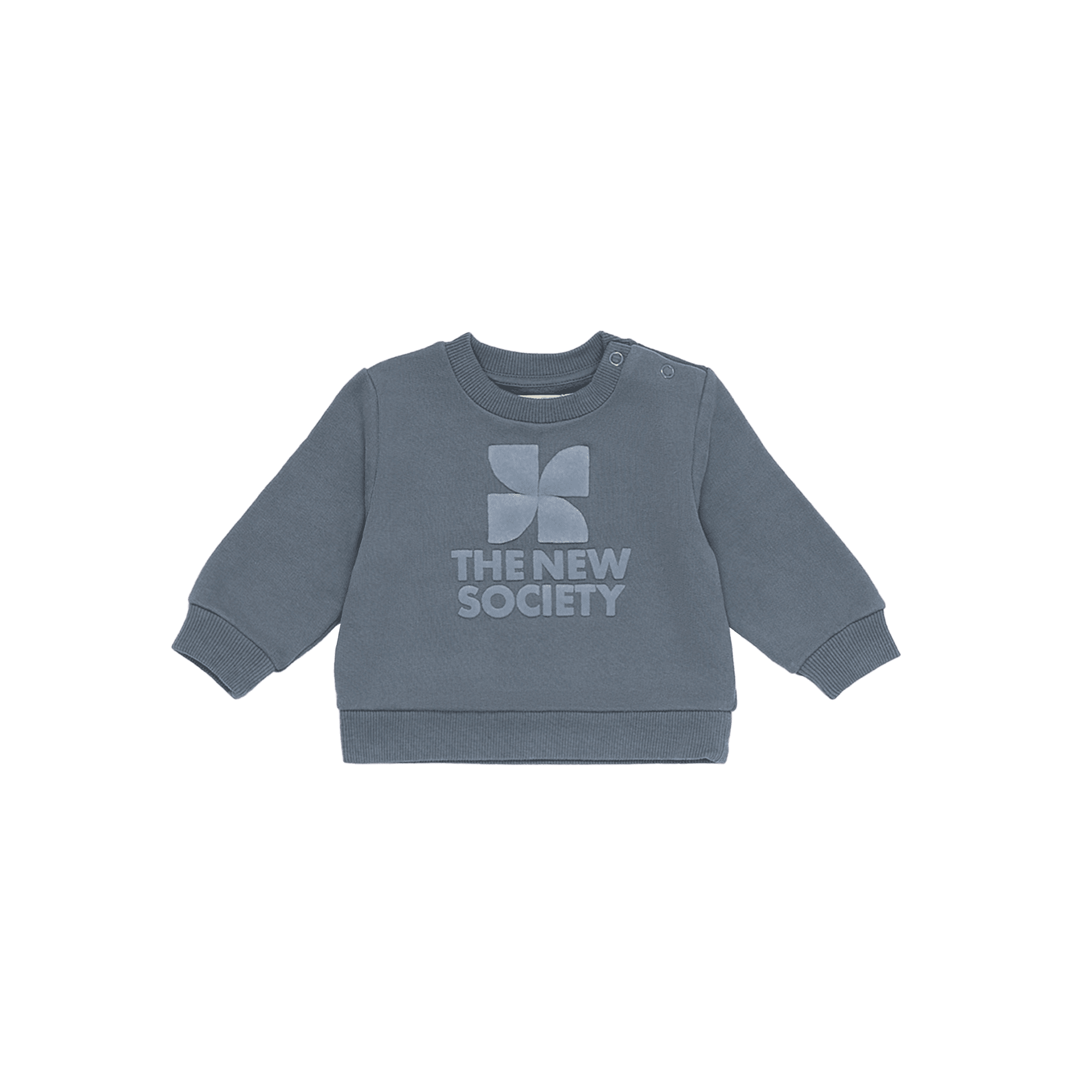 Lenycity cotton round-neck sweatshirt THE NEW SOCIETY Blue