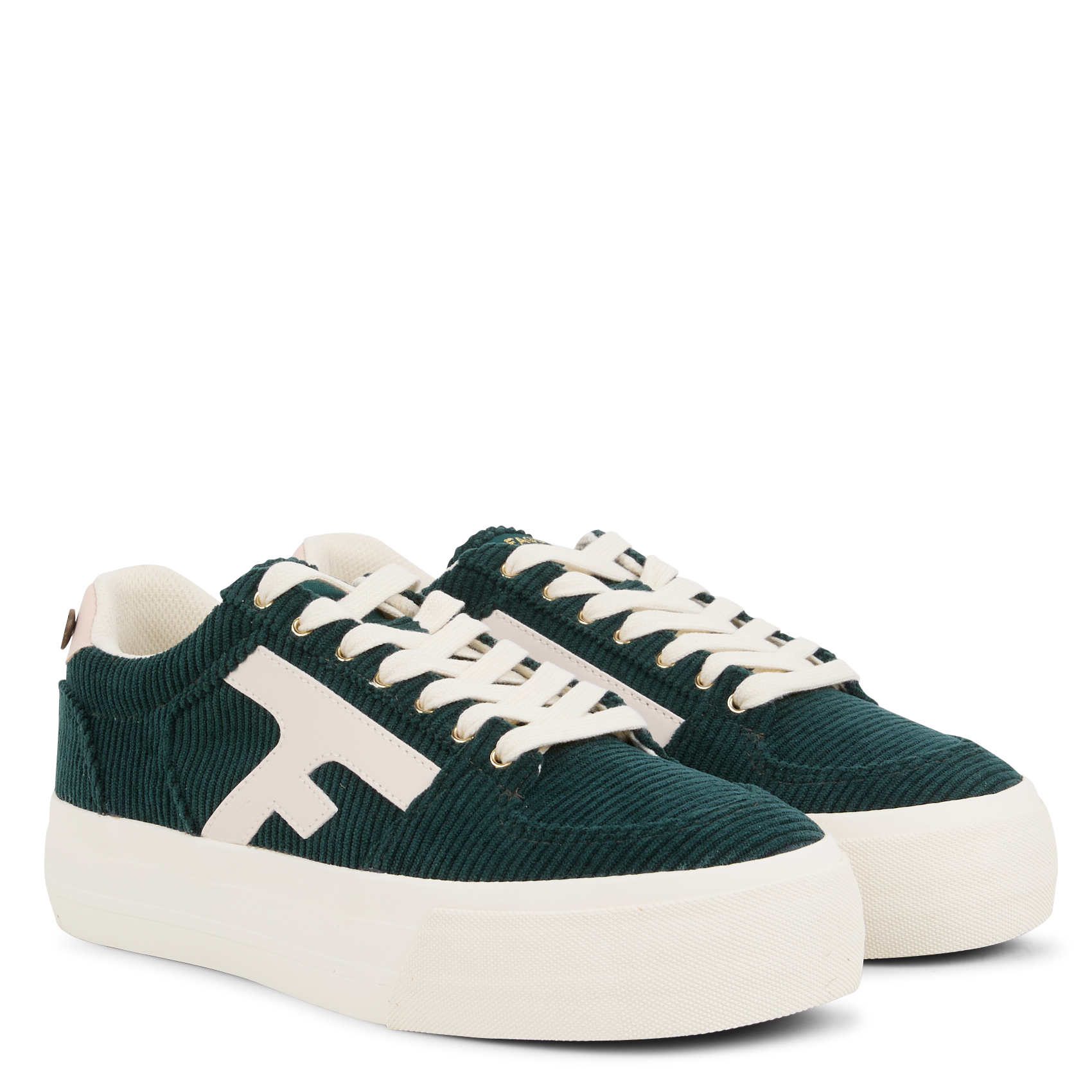 Sneaker aus Veloursleder FAGUO Grun