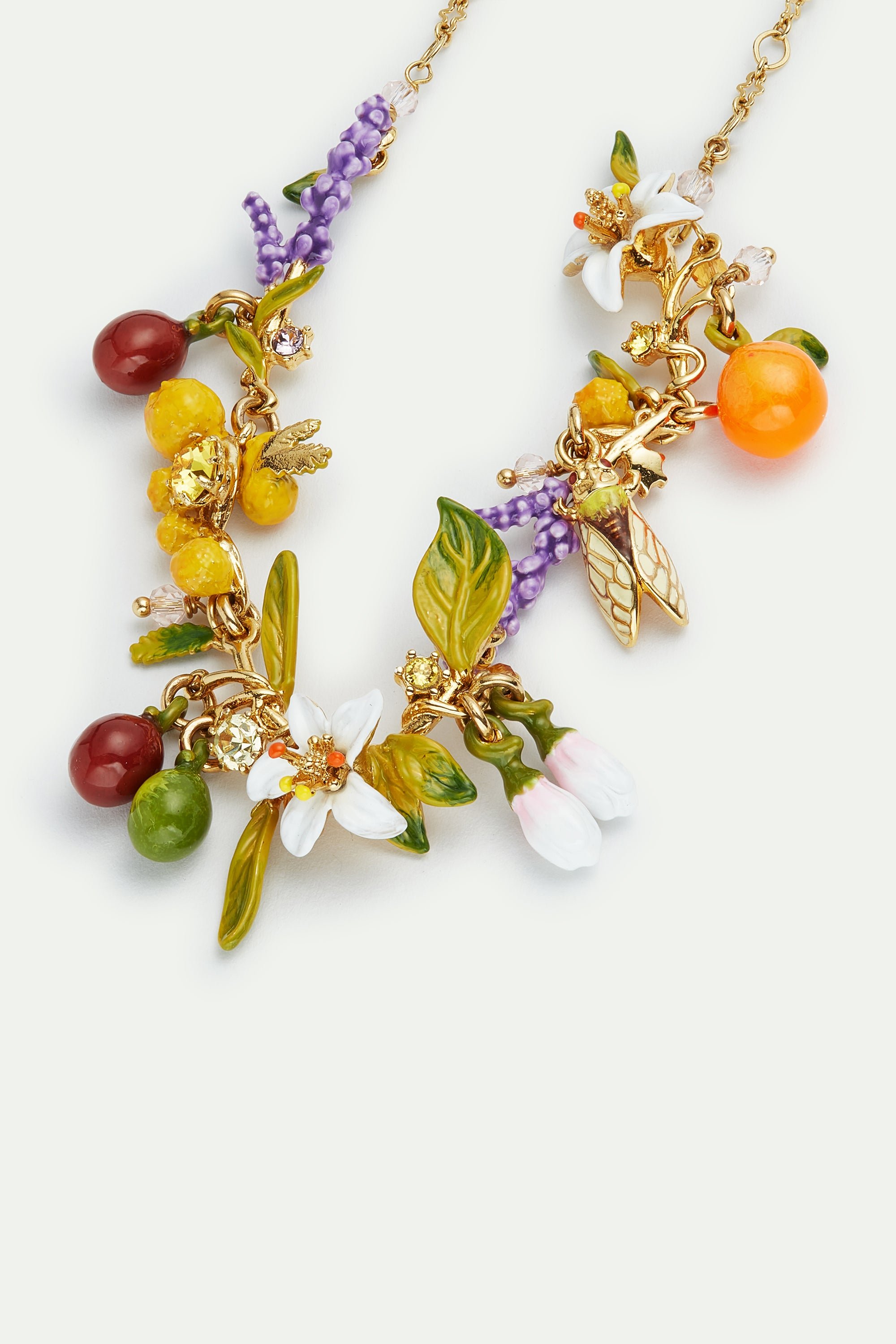 Bracelet fin bouquet du jardin de provence LES NEREIDES Multicolore