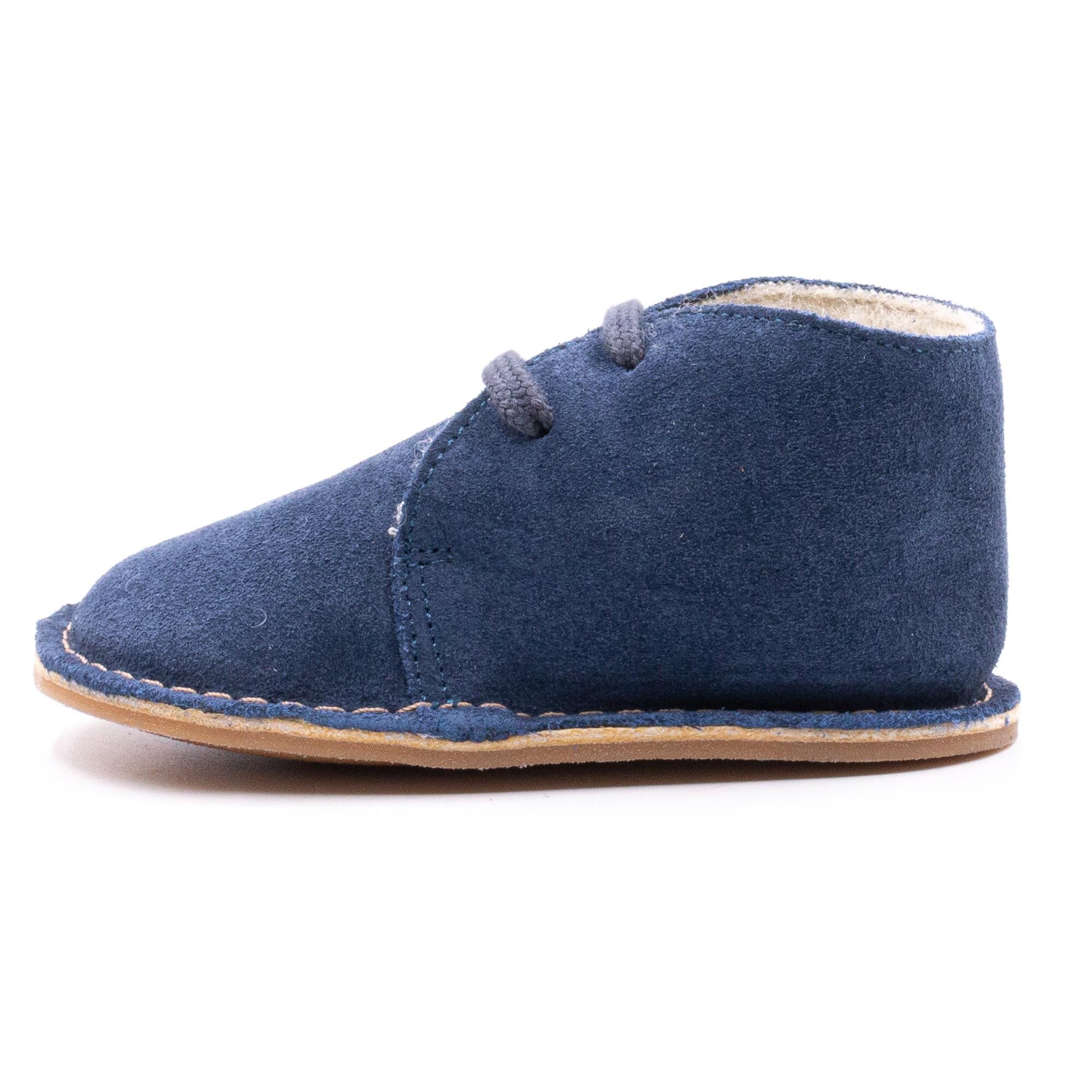Baby lined slipper Boni & Sidonie Blue