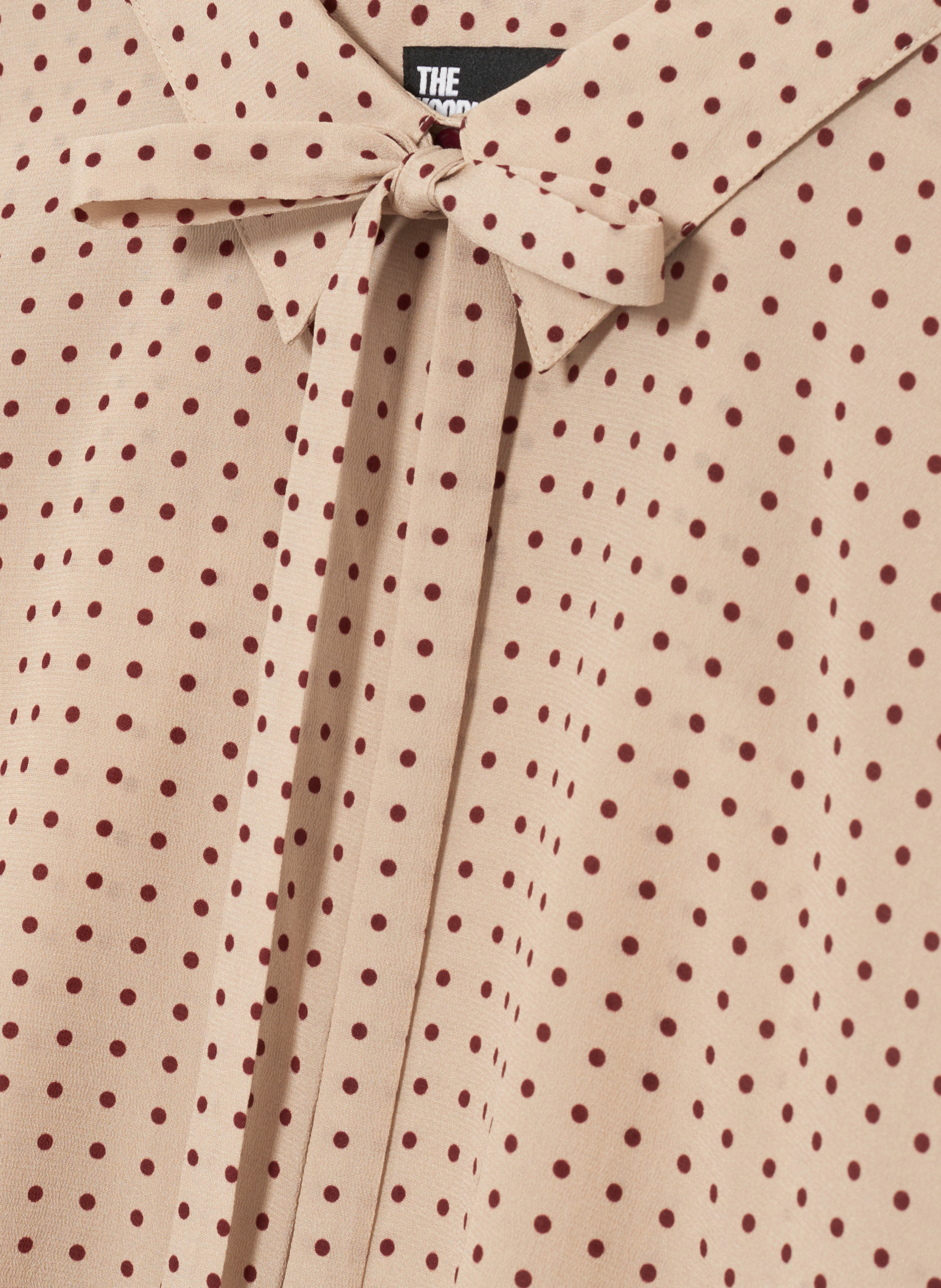 Polka dot shirt THE KOOPLES Beige