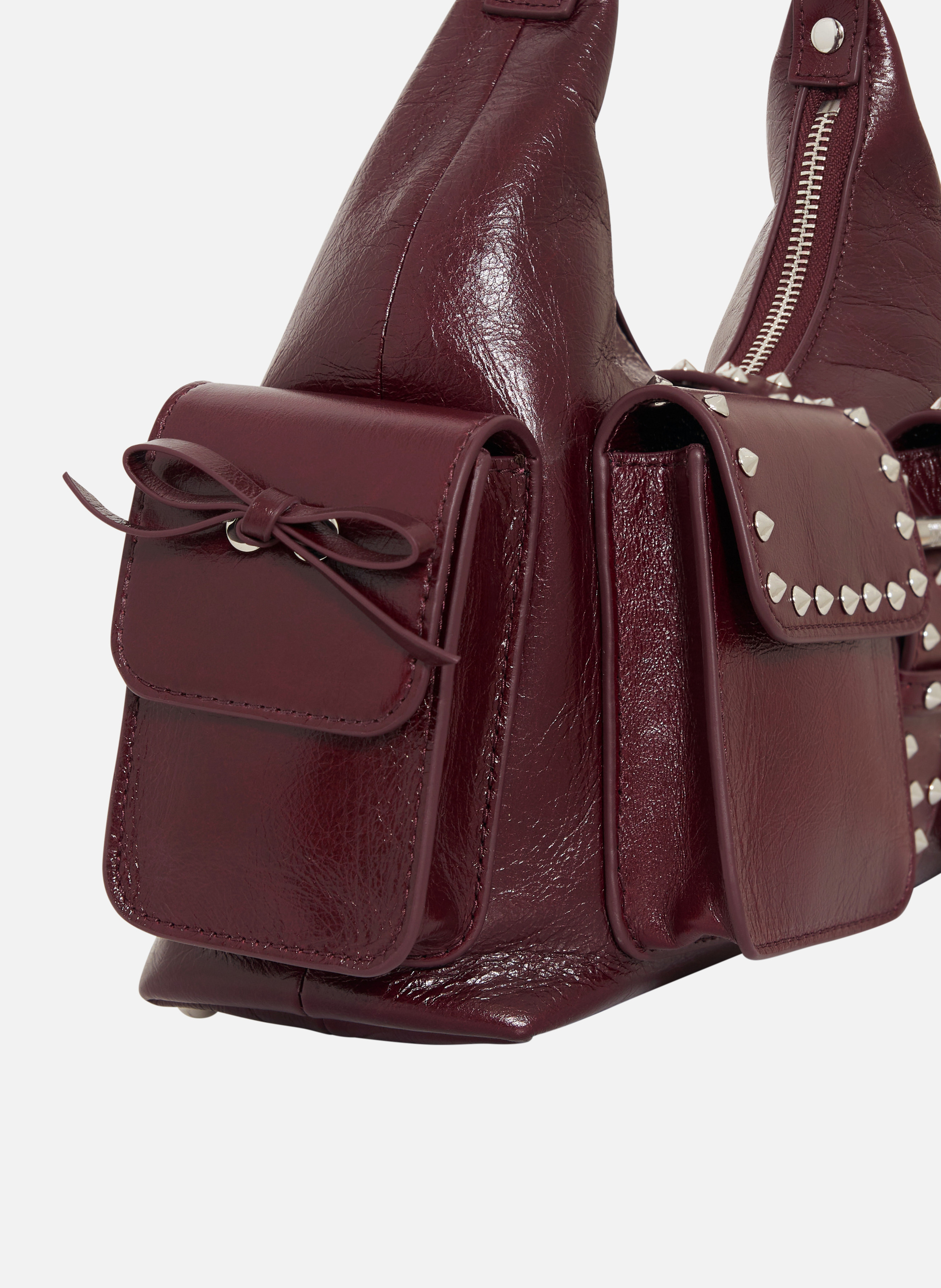 Amelia leather handbag THE KOOPLES Red
