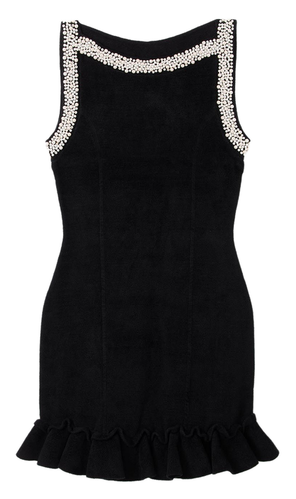 Robe courte col rond  SANDRO Noir