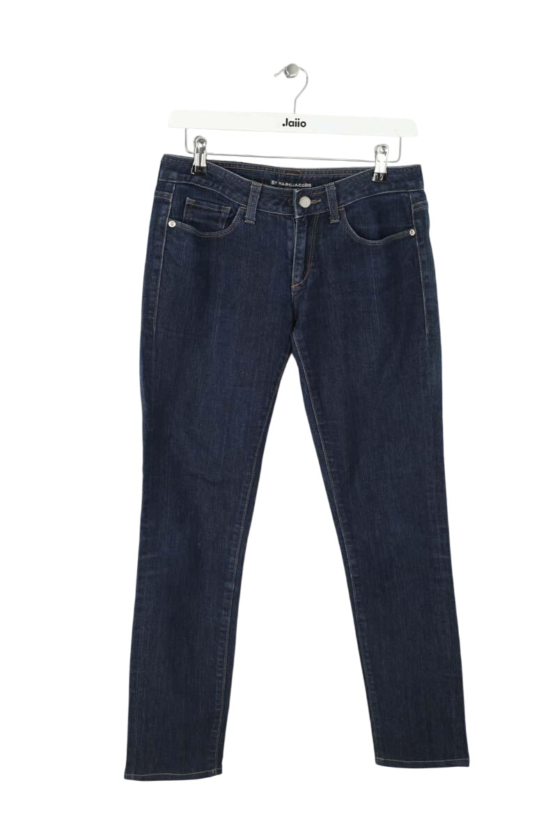 Cotton straight jeans MARC JACOBS - Seconde Main Blue
