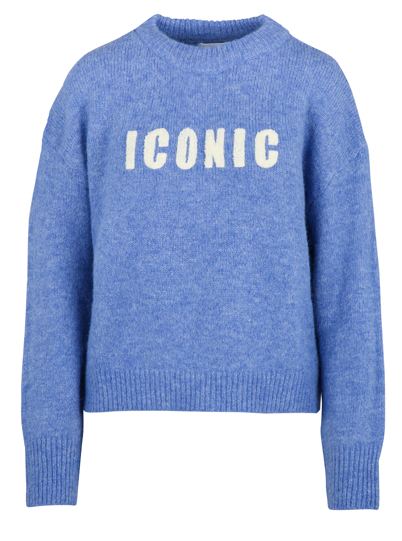 Pull oversize col rond KOOKAI Bleu