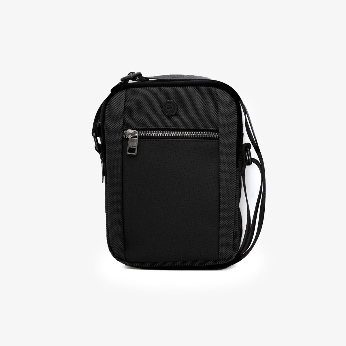 Small nylon crossbody bag SERGE BLANCO Black