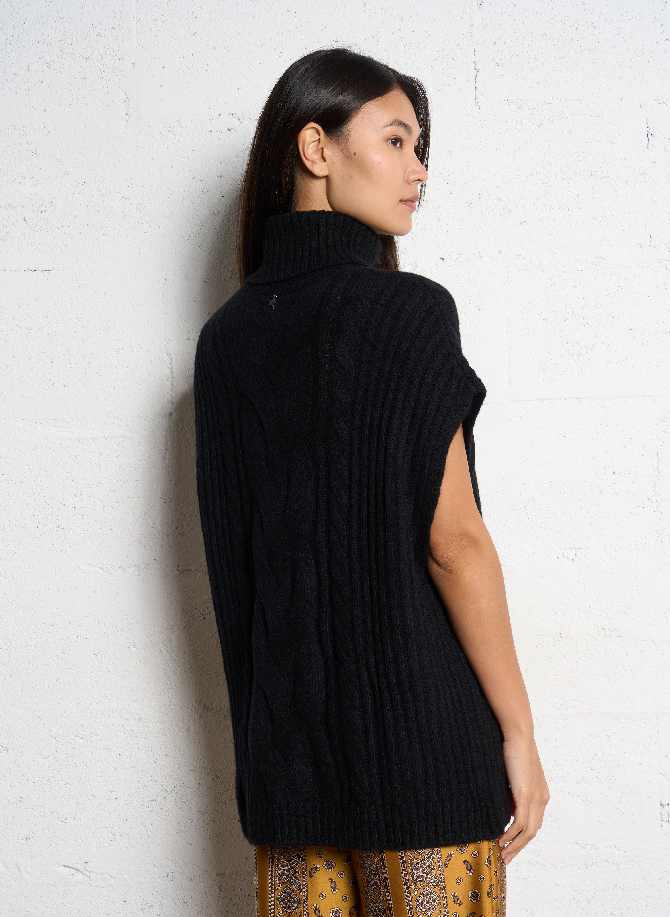 Pull col roulé SUD EXPRESS Noir