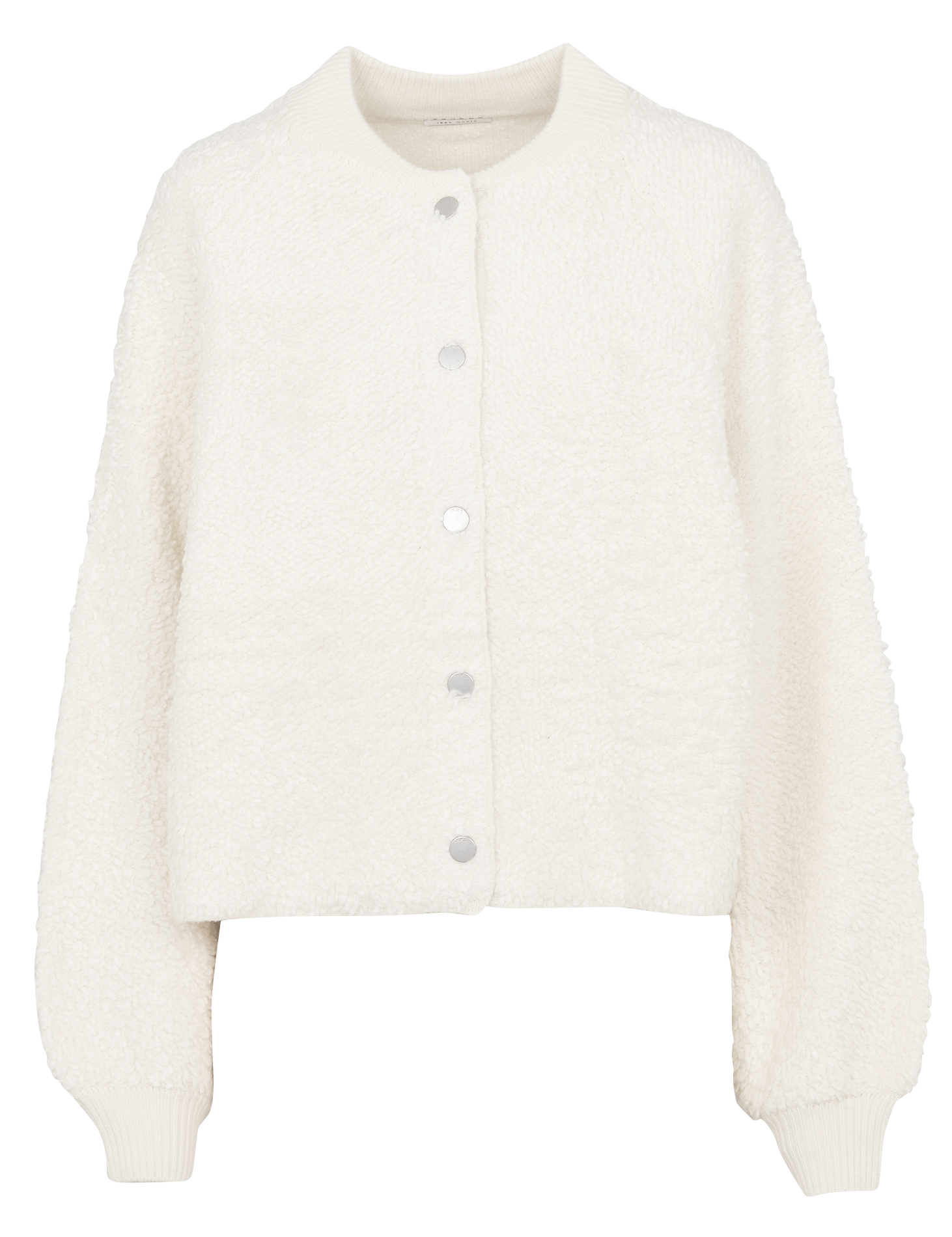 Veste oversize col rond IKKS Blanc