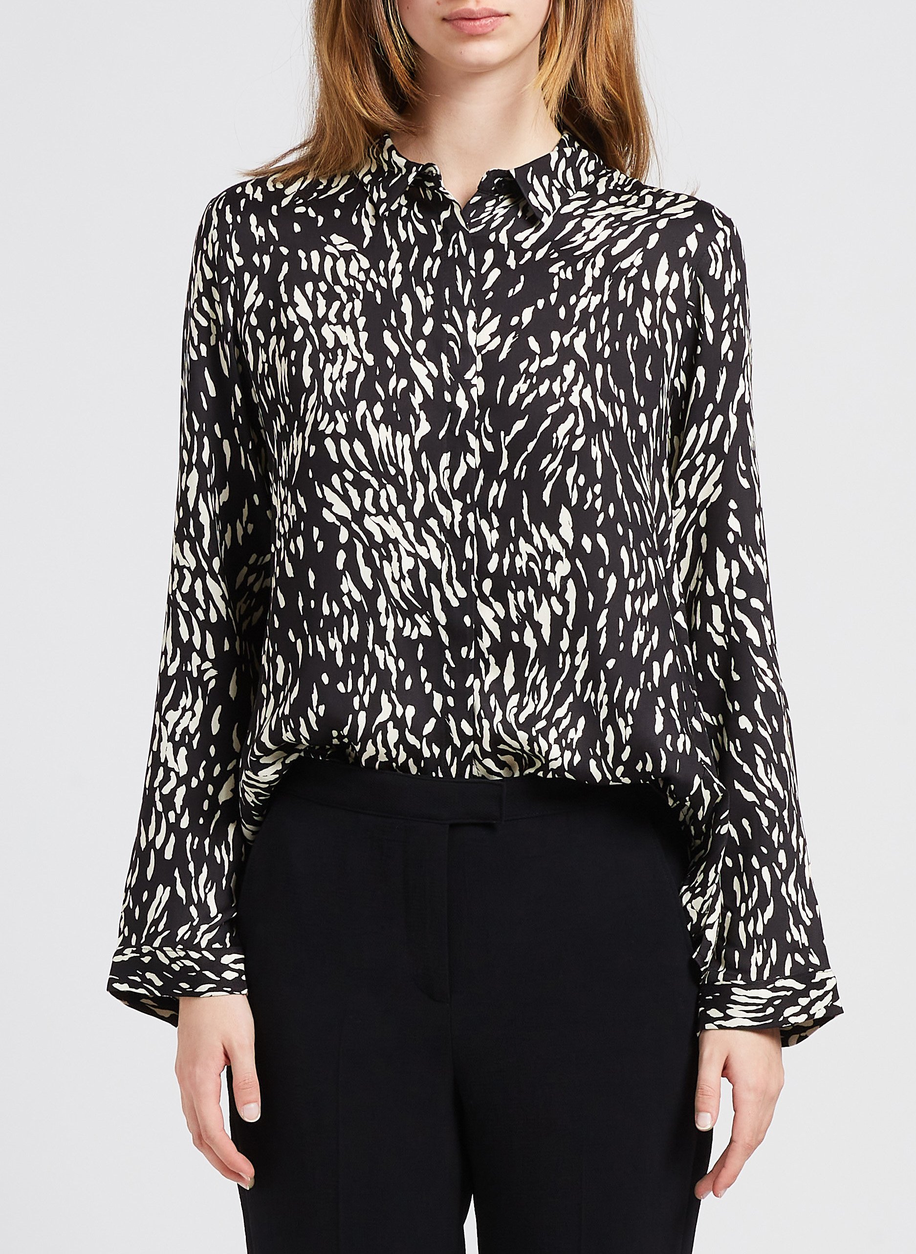 Printed A-line shirt IMPERIAL