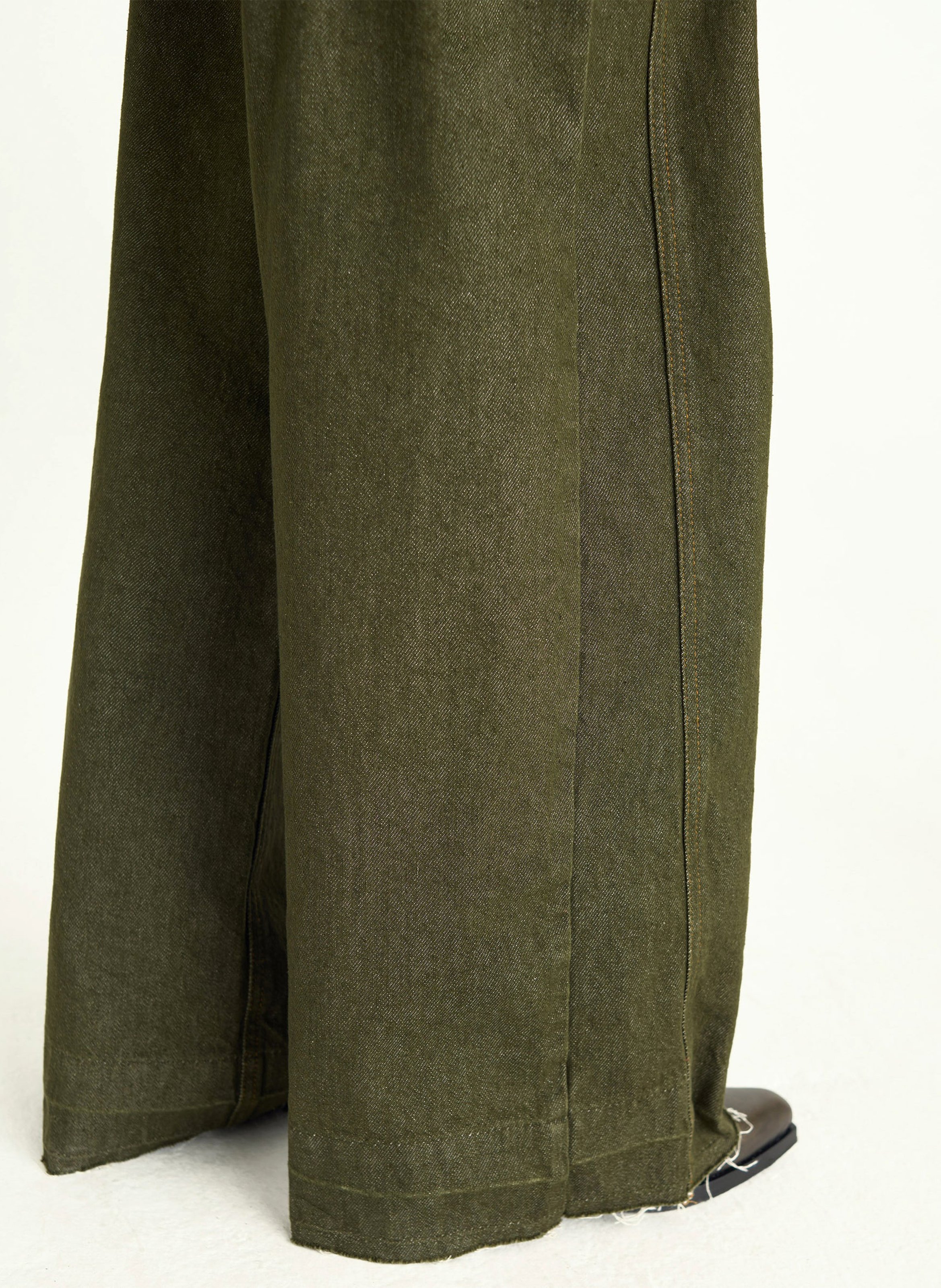 Weit geschnittene Jeans - aus Baumwolle ACOTE Braun