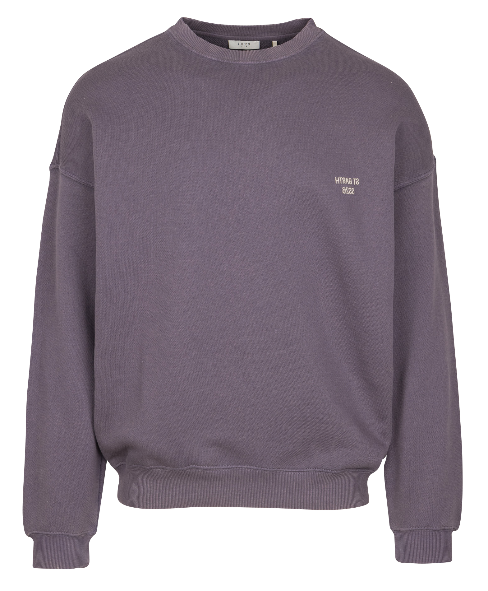 Felpa a girocollo in cotone IKKS Viola