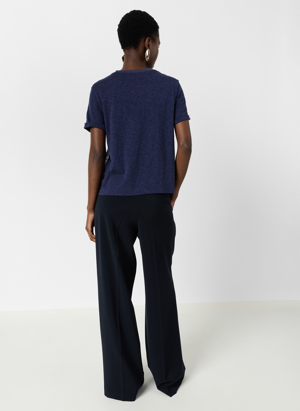 Camiseta de cuello redondo con manga 7/8 GERARD DAREL Azul