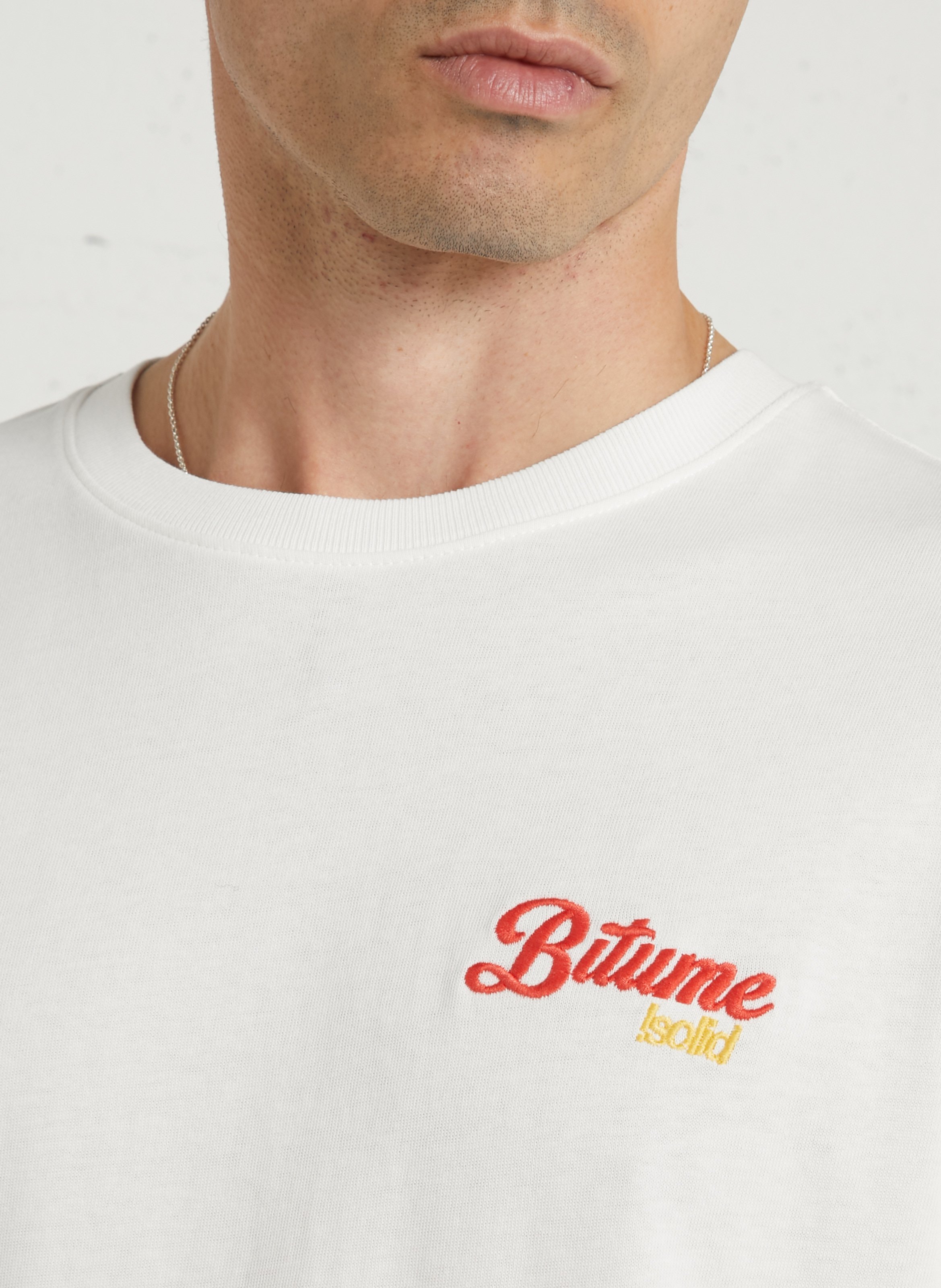 Camiliday round-neck sleeveless cotton top SOLID White