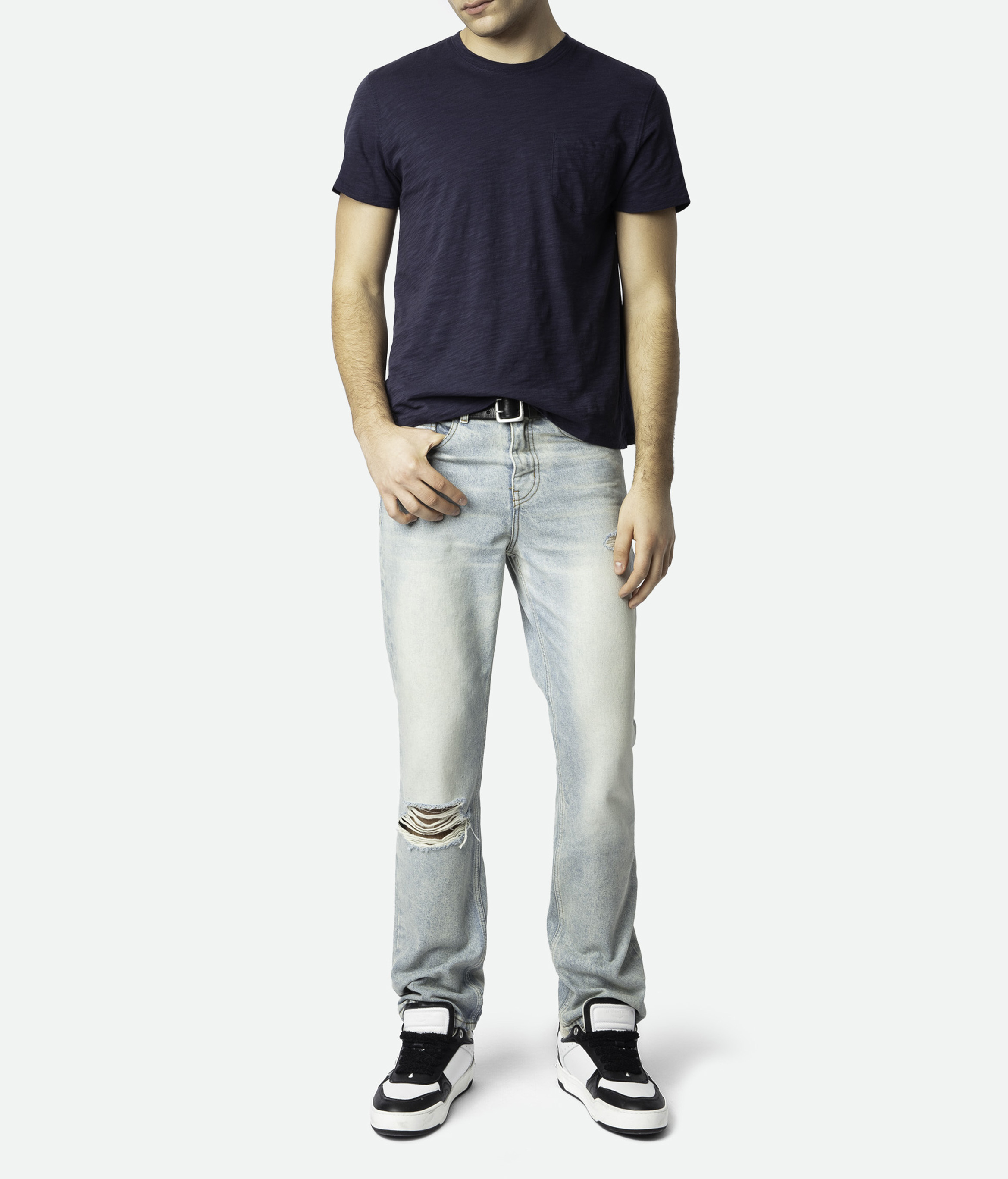 Jean droit en coton mélangé ZADIG&VOLTAIRE Bleu