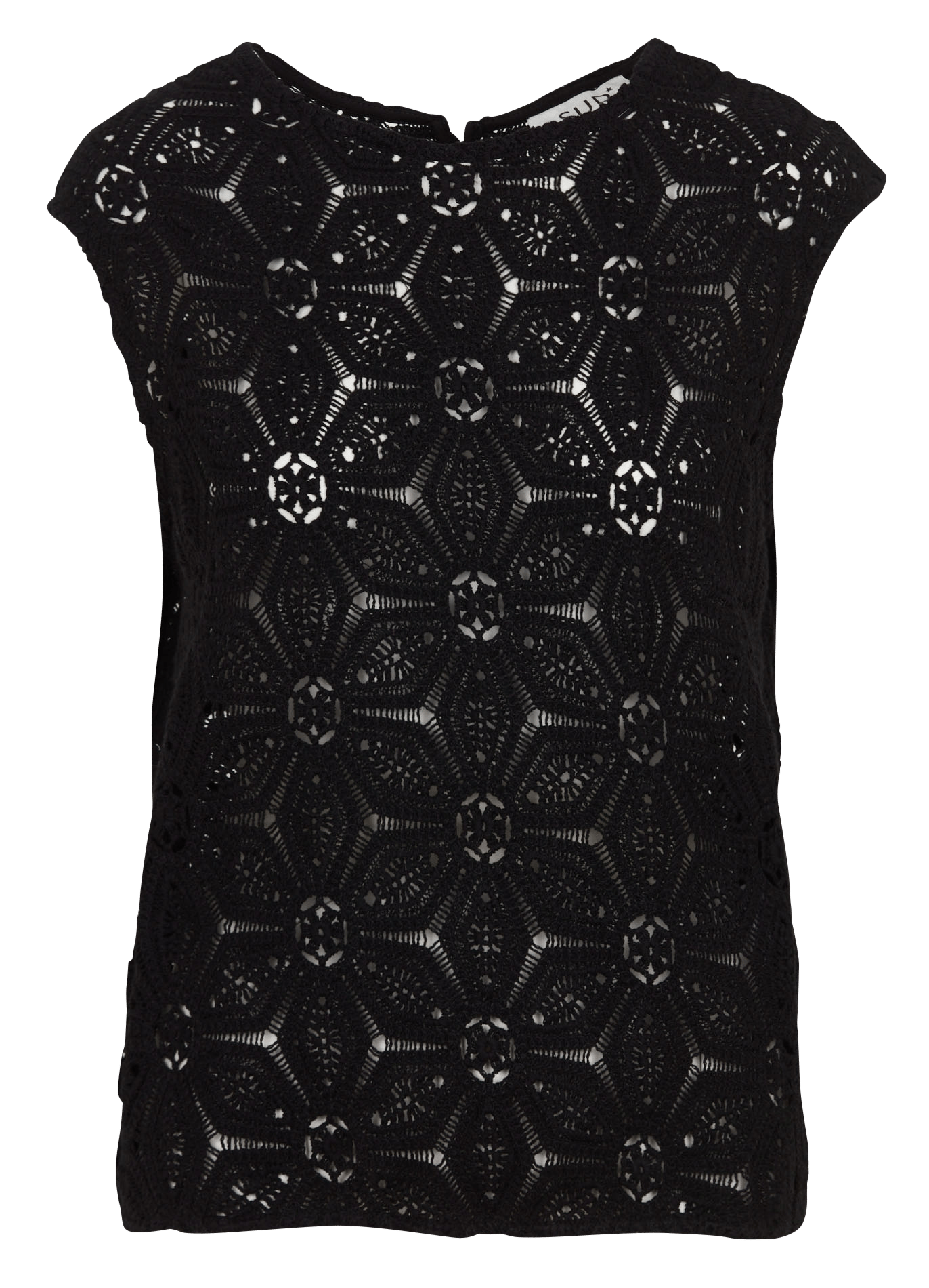 Crochet tunic  SUD EXPRESS Black