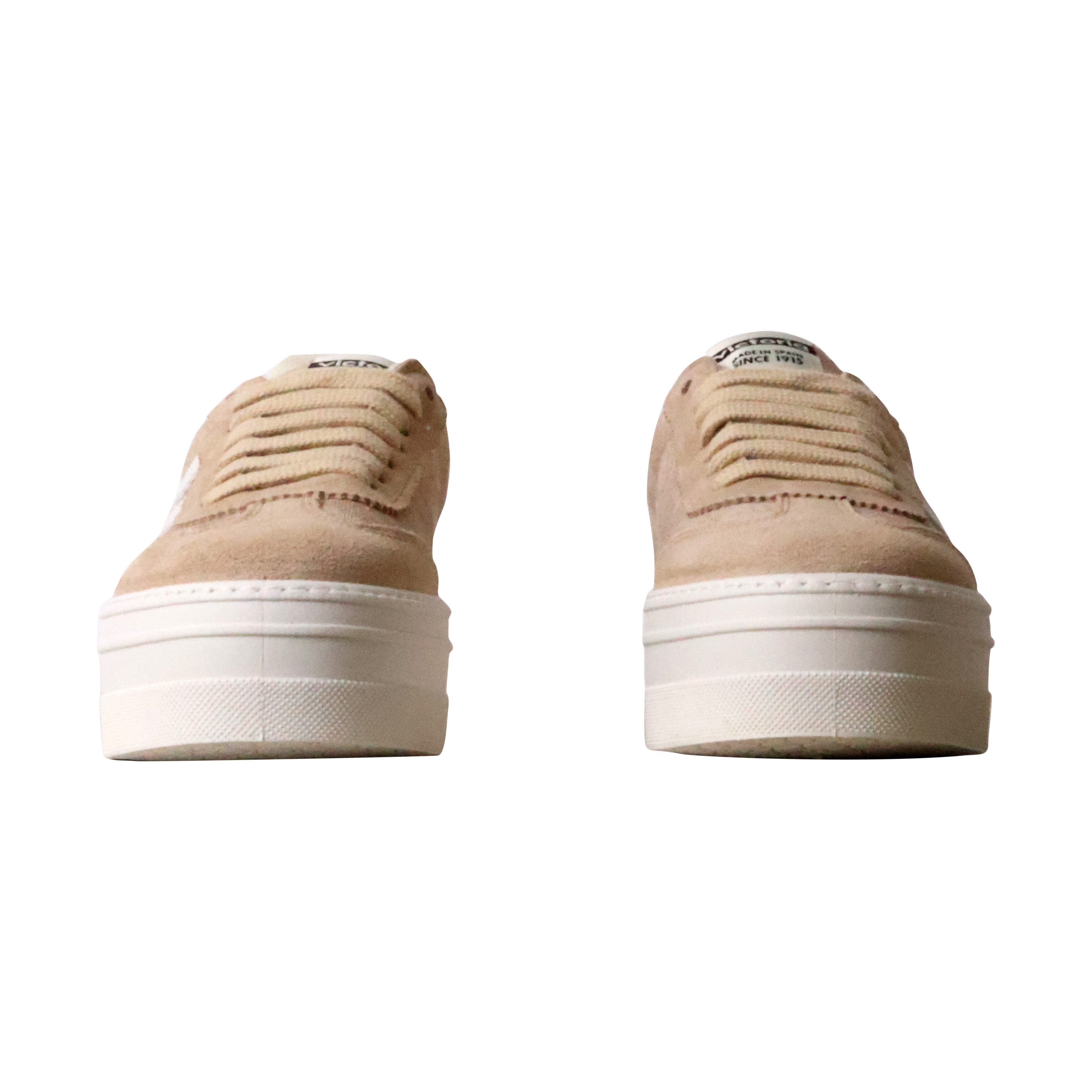 Leather trainers VICTORIA Grey