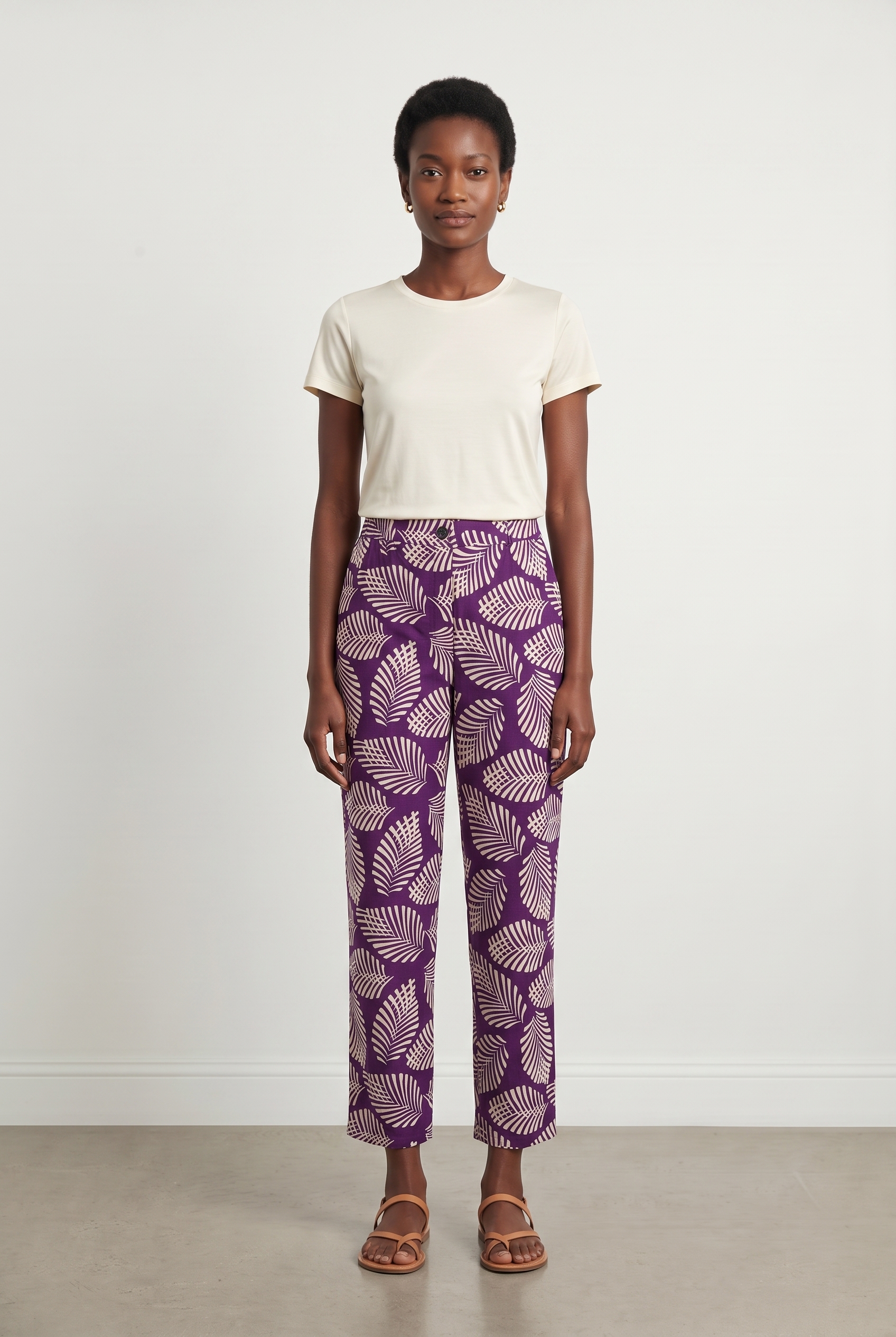Pants CHLOE STORA - SECONDE MAIN Purple