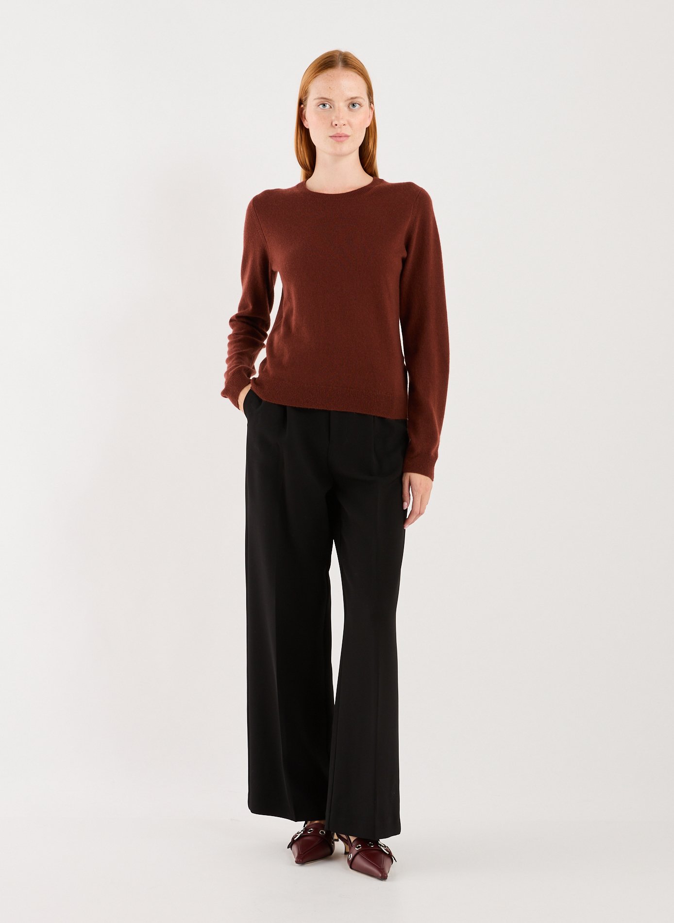 Cashmere sweater AU PRINTEMPS PARIS Brown