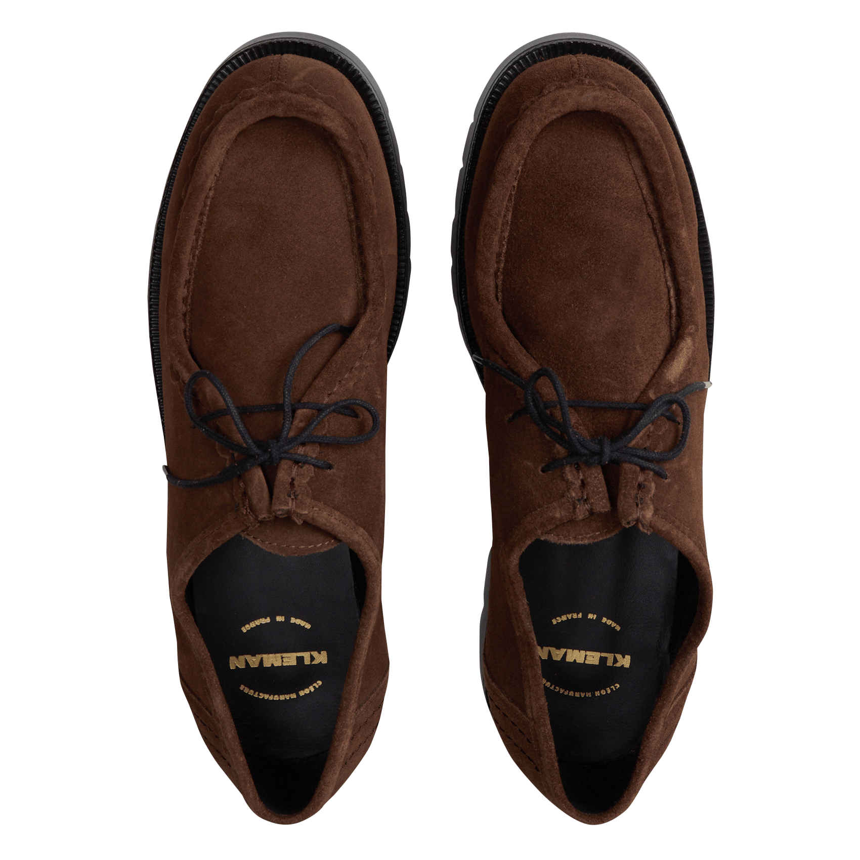 Derbies en cuir KLEMAN Marron