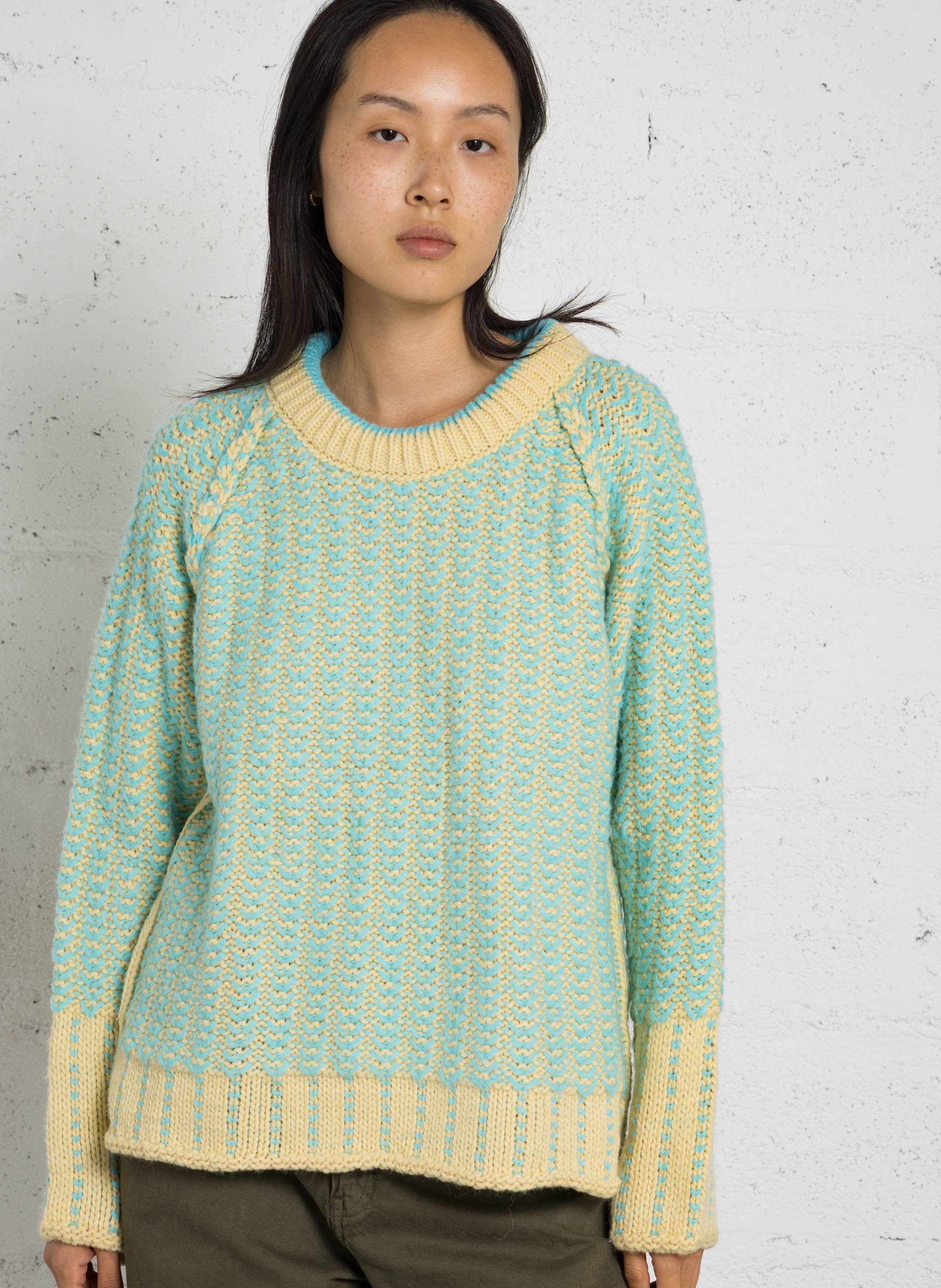 Pull ample col rond en maille DR BLOOM