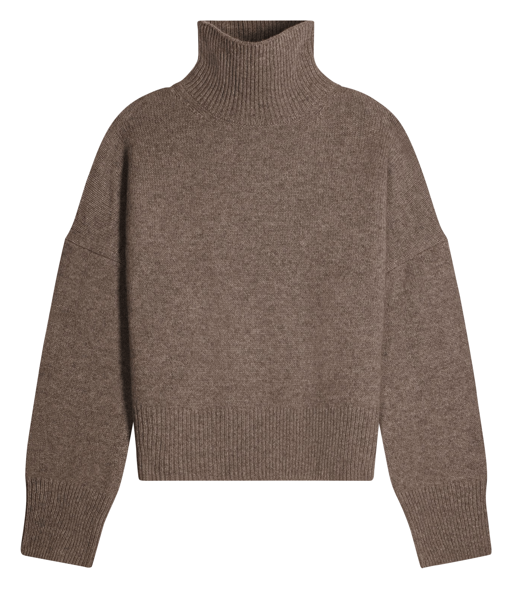 Weiter Kaschmirpullover mit Stehkragen VANESSA BRUNO Beige